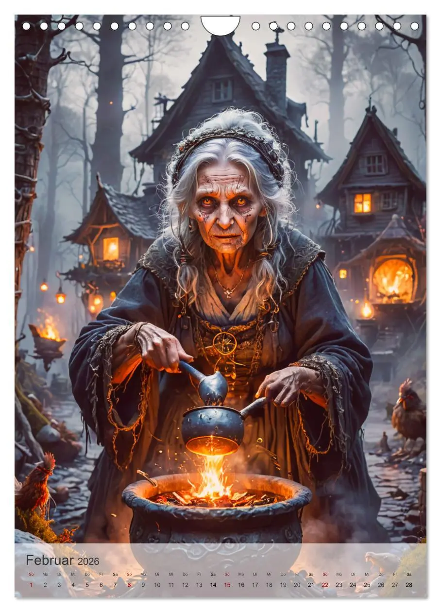 Bild: 9783457942048 | Slawische Mythologie - Götter, Helden und Monster (Wandkalender...