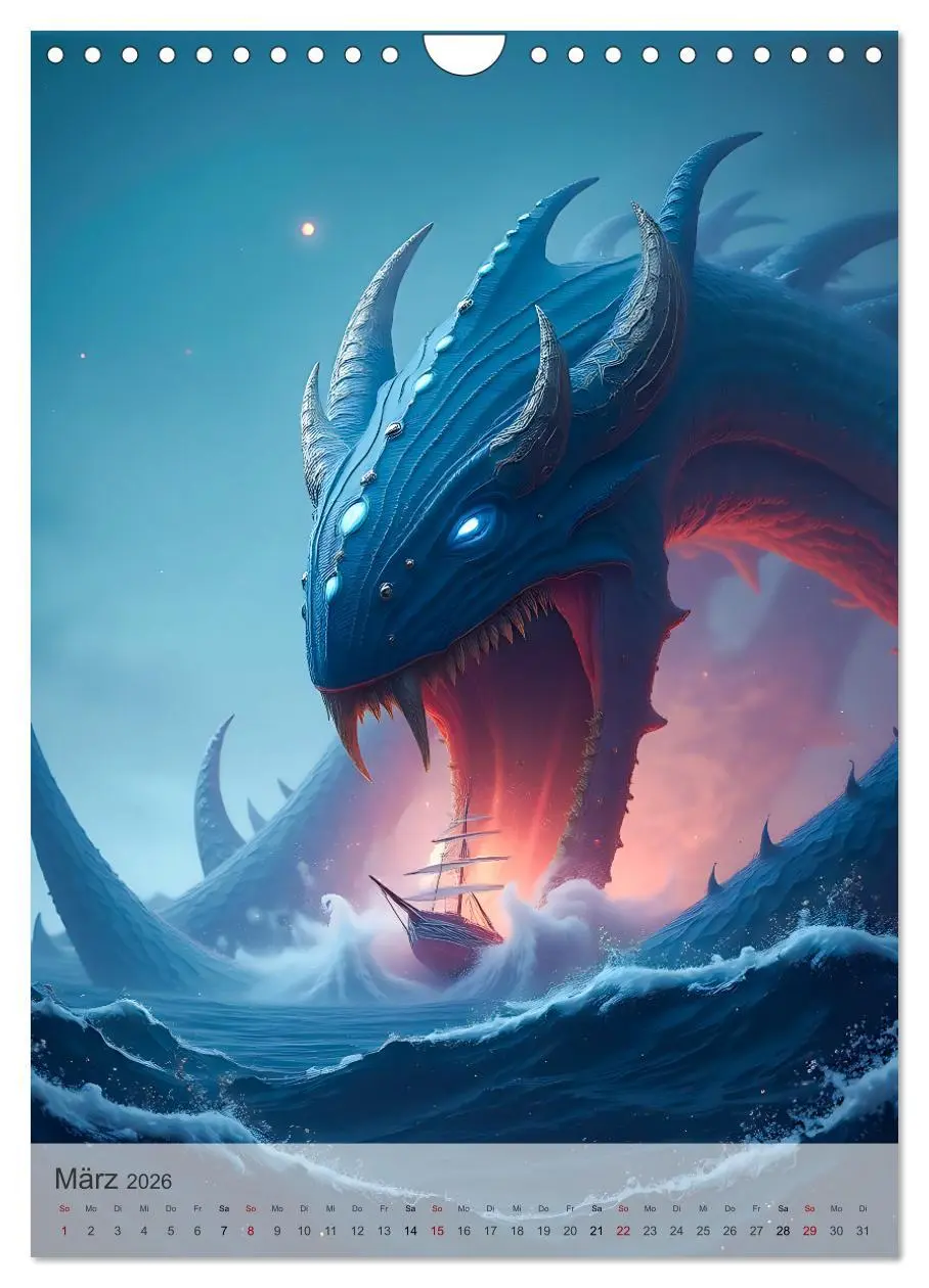 Bild: 9783457942048 | Slawische Mythologie - Götter, Helden und Monster (Wandkalender...