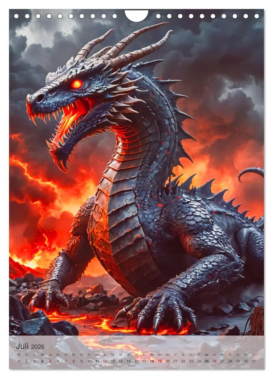 Bild: 9783457942048 | Slawische Mythologie - Götter, Helden und Monster (Wandkalender...