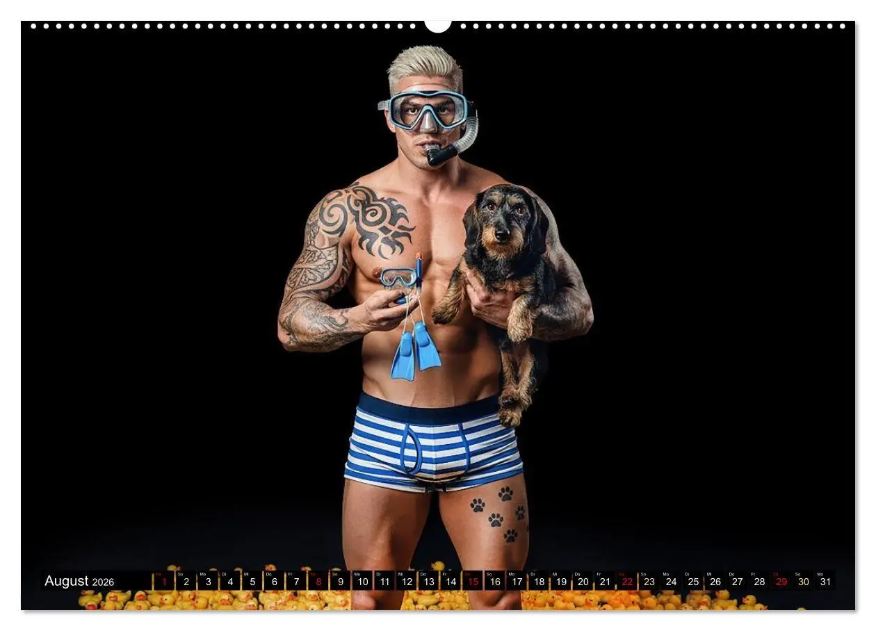 Bild: 9783516722048 | Coole Typen - Rauhaardackel (Wandkalender 2026 DIN A2 quer),...