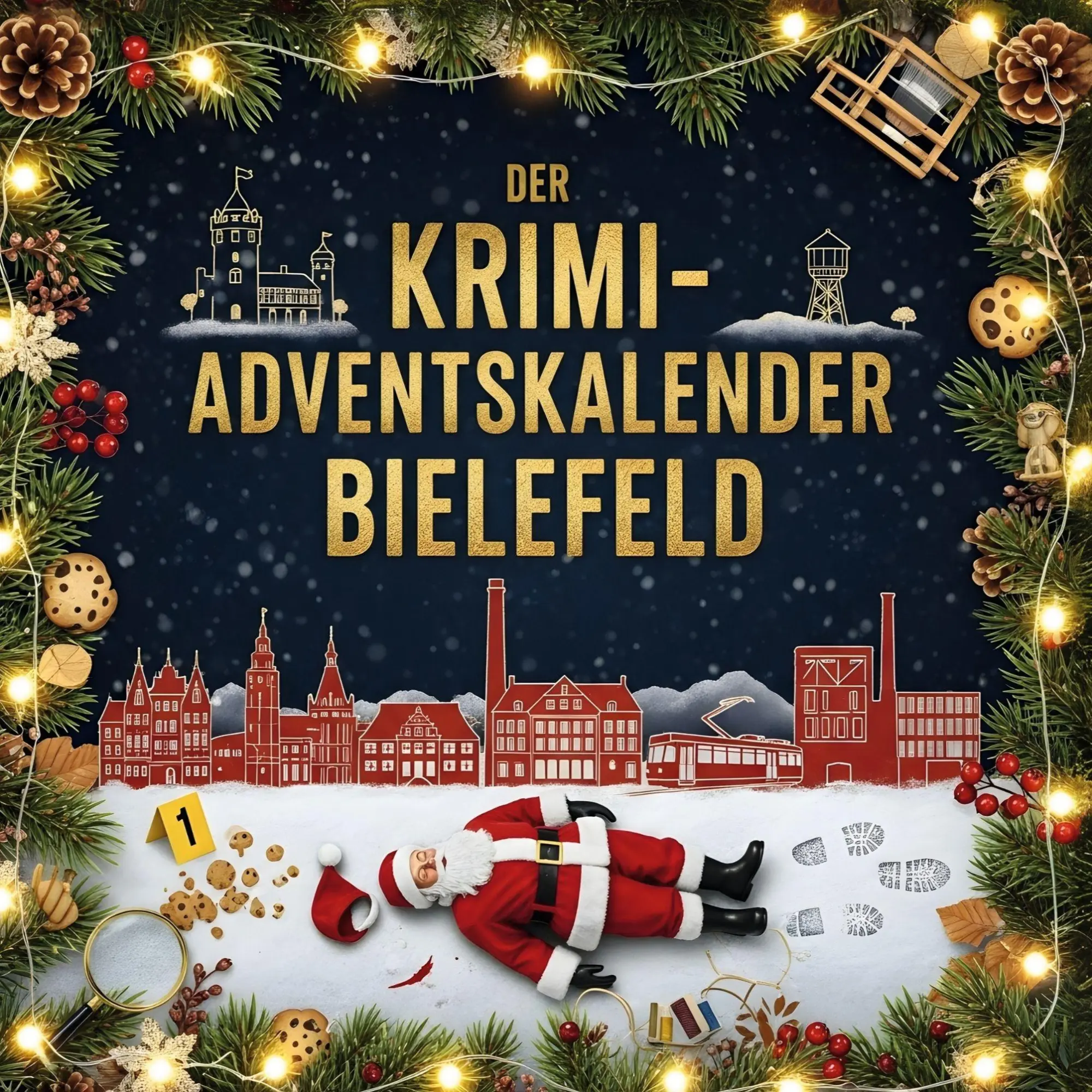Cover: 9783695302048 | Der Krimi-Adventskalender Bielefeld | Mordsverdächtig in 24 Akten