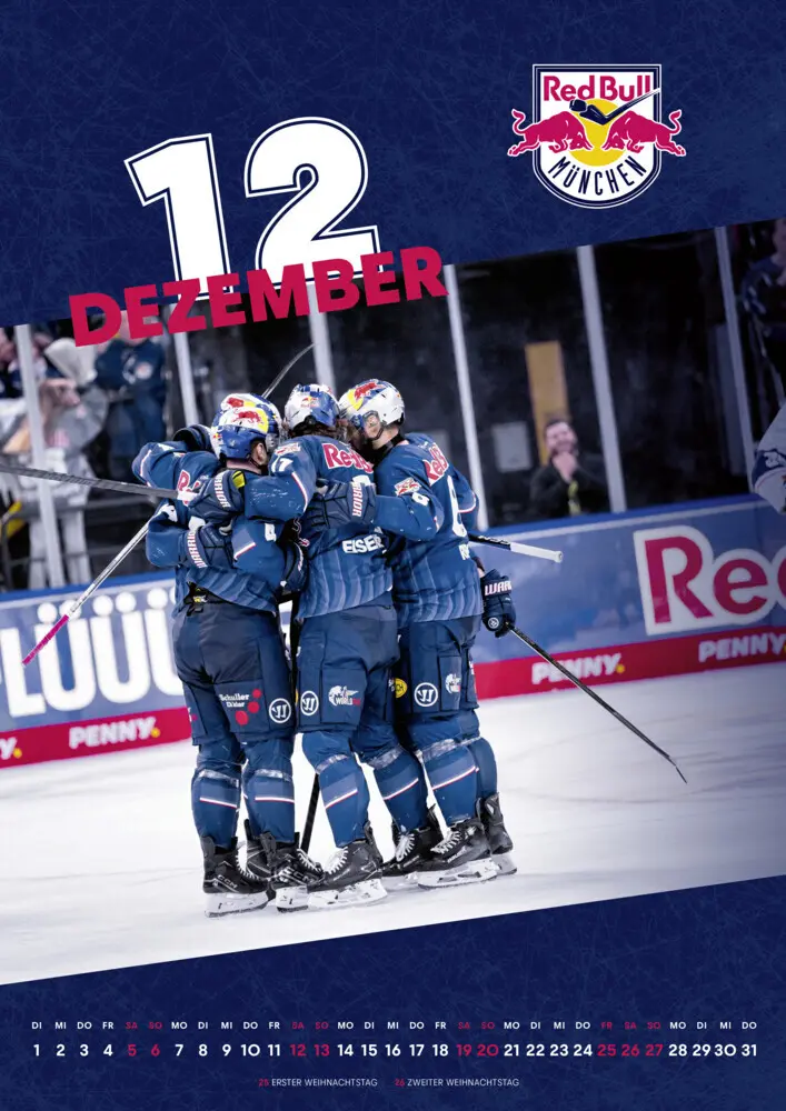 Bild: 9783710902048 | EHC Red Bull München 2026 - Fankalender | Kalender | Spiralbindung