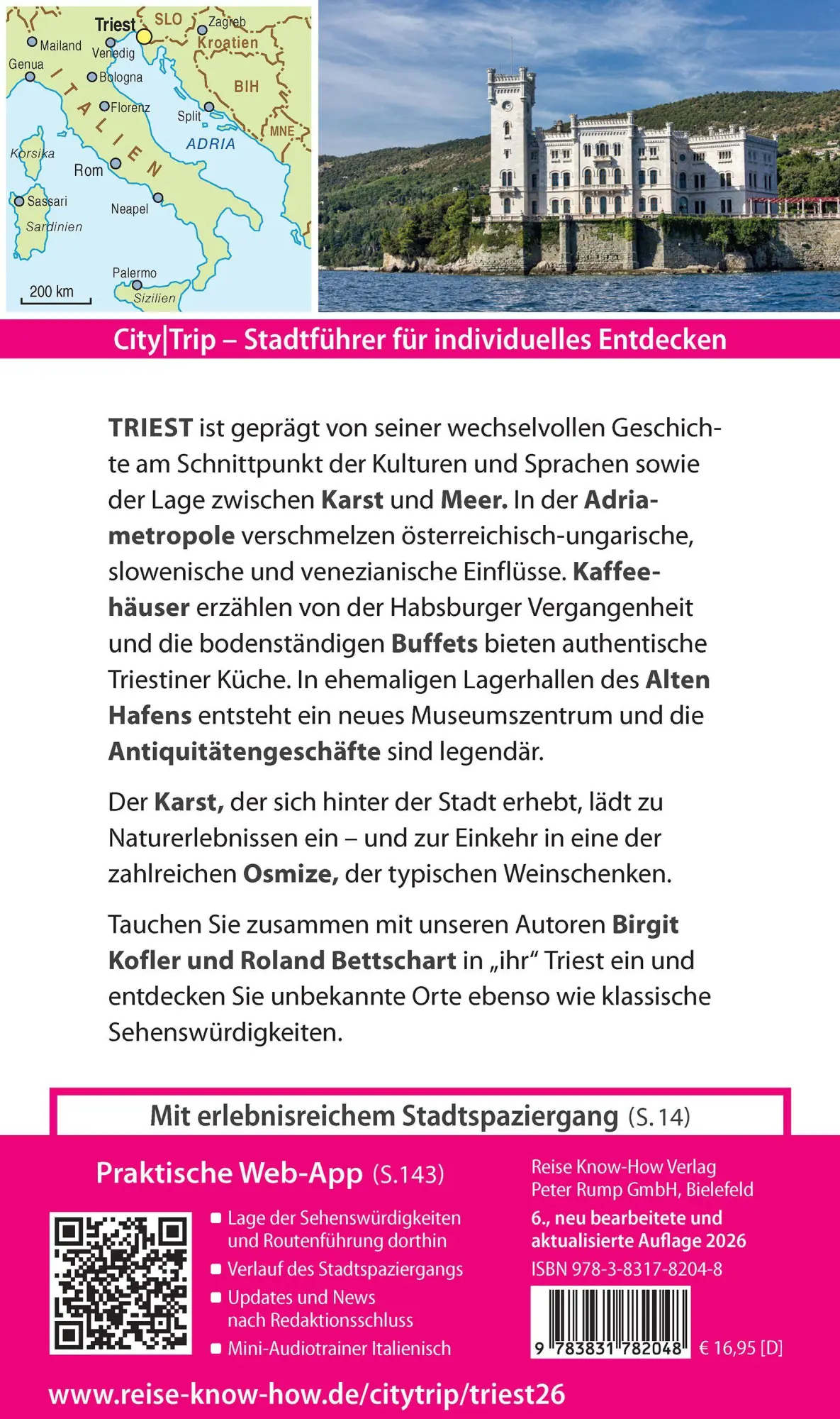 Bild: 9783831782048 | Reise Know-How CityTrip Triest | Birgit Kofler (u. a.) | Taschenbuch