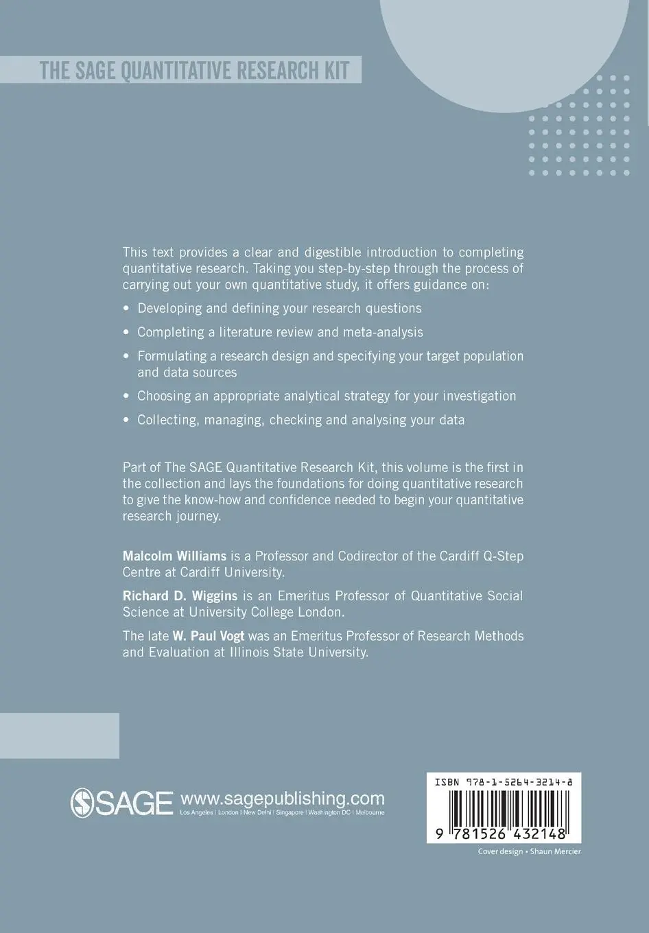 Rückseite: 9781526432148 | Beginning Quantitative Research | Malcolm Williams (u. a.) | Buch