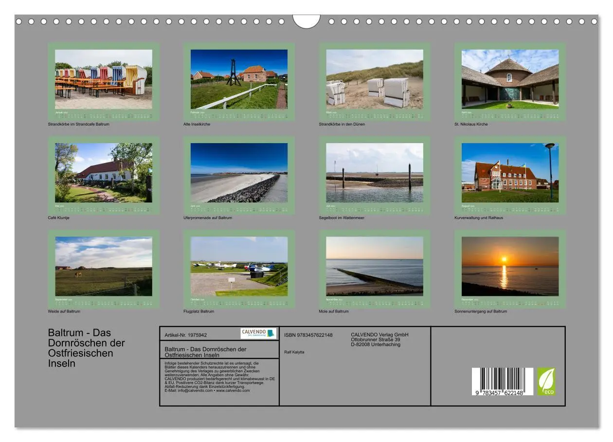Bild: 9783457622148 | Baltrum - Das Dornröschen der Ostfriesischen Inseln (Wandkalender...