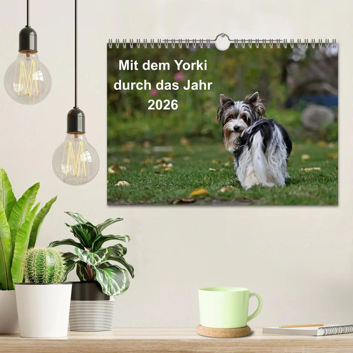 Bild: 9783516022148 | Mit dem Yorki durch das Jahr 2026 (Wandkalender 2026 DIN A4 quer),...