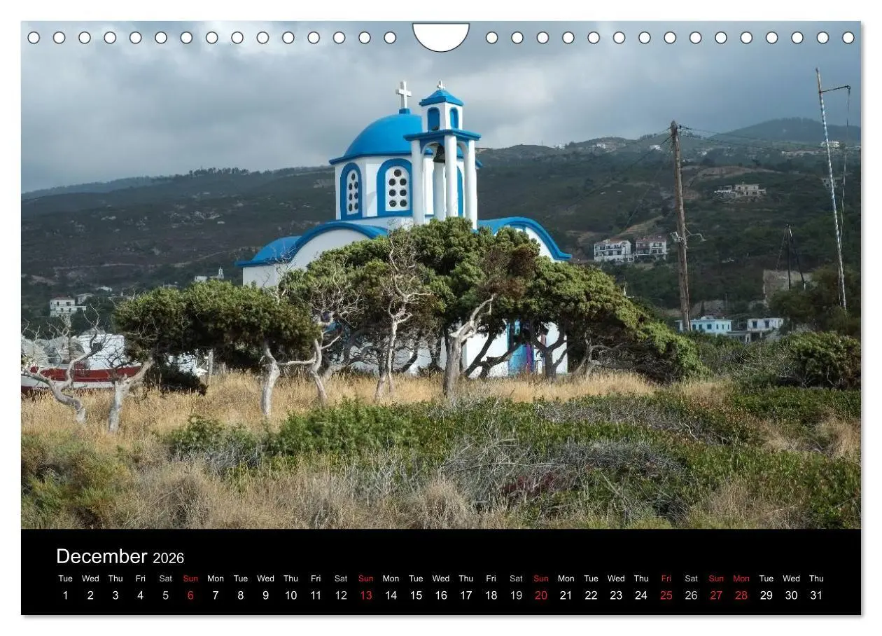 Bild: 9783516572148 | The Greek Island Of Ikaria (Wall Calendar 2026 DIN A4 landscape),...