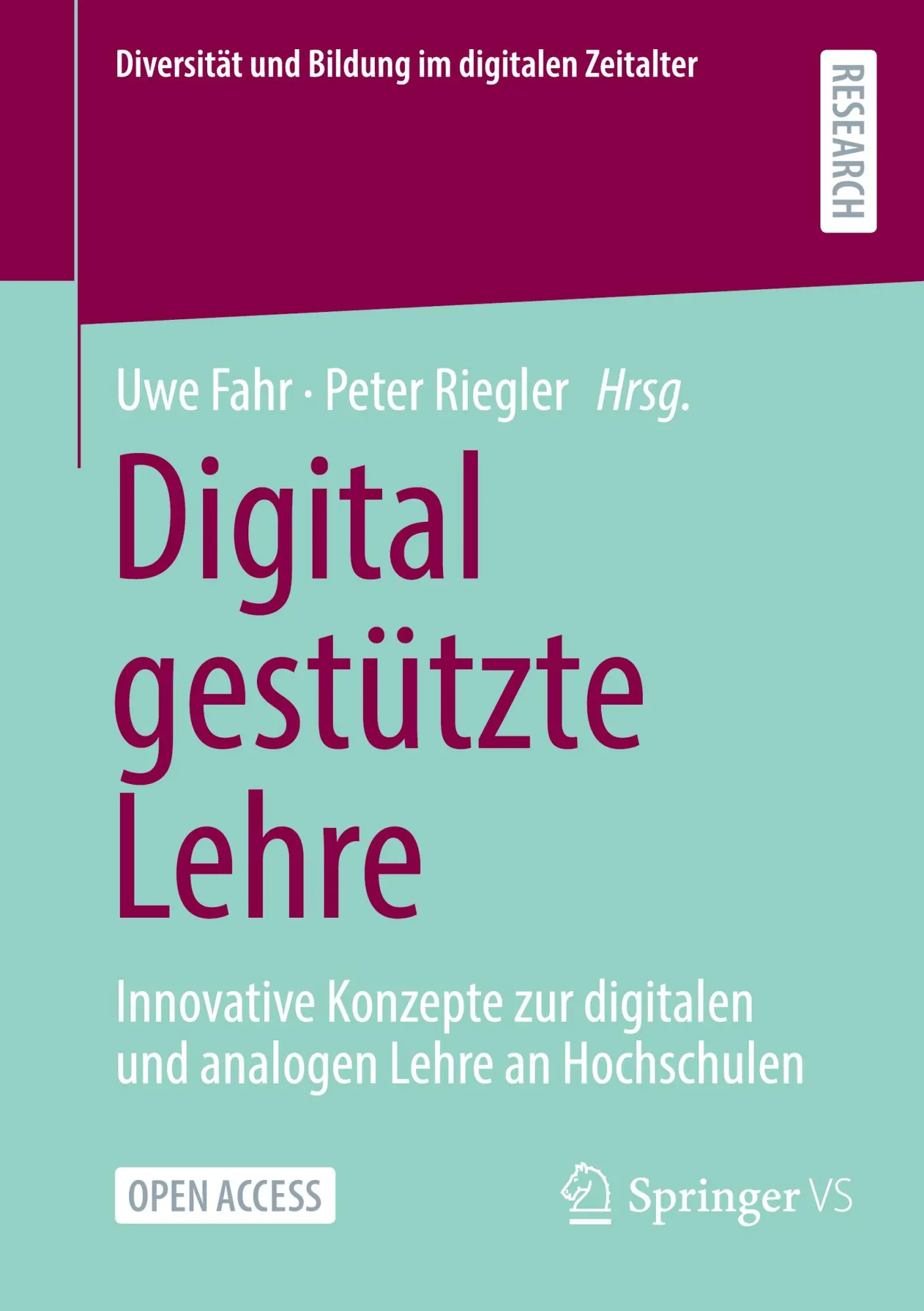 Cover: 9783658452148 | Digital gestützte Lehre | Uwe Fahr (u. a.) | Taschenbuch | xii | 2024