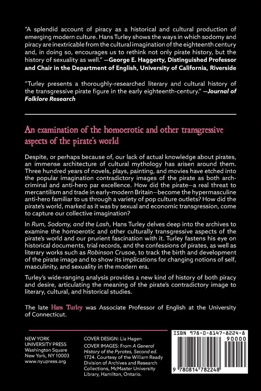 Rückseite: 9780814782248 | Rum, Sodomy and the Lash | Piracy, Sexuality, and Masculine Identity