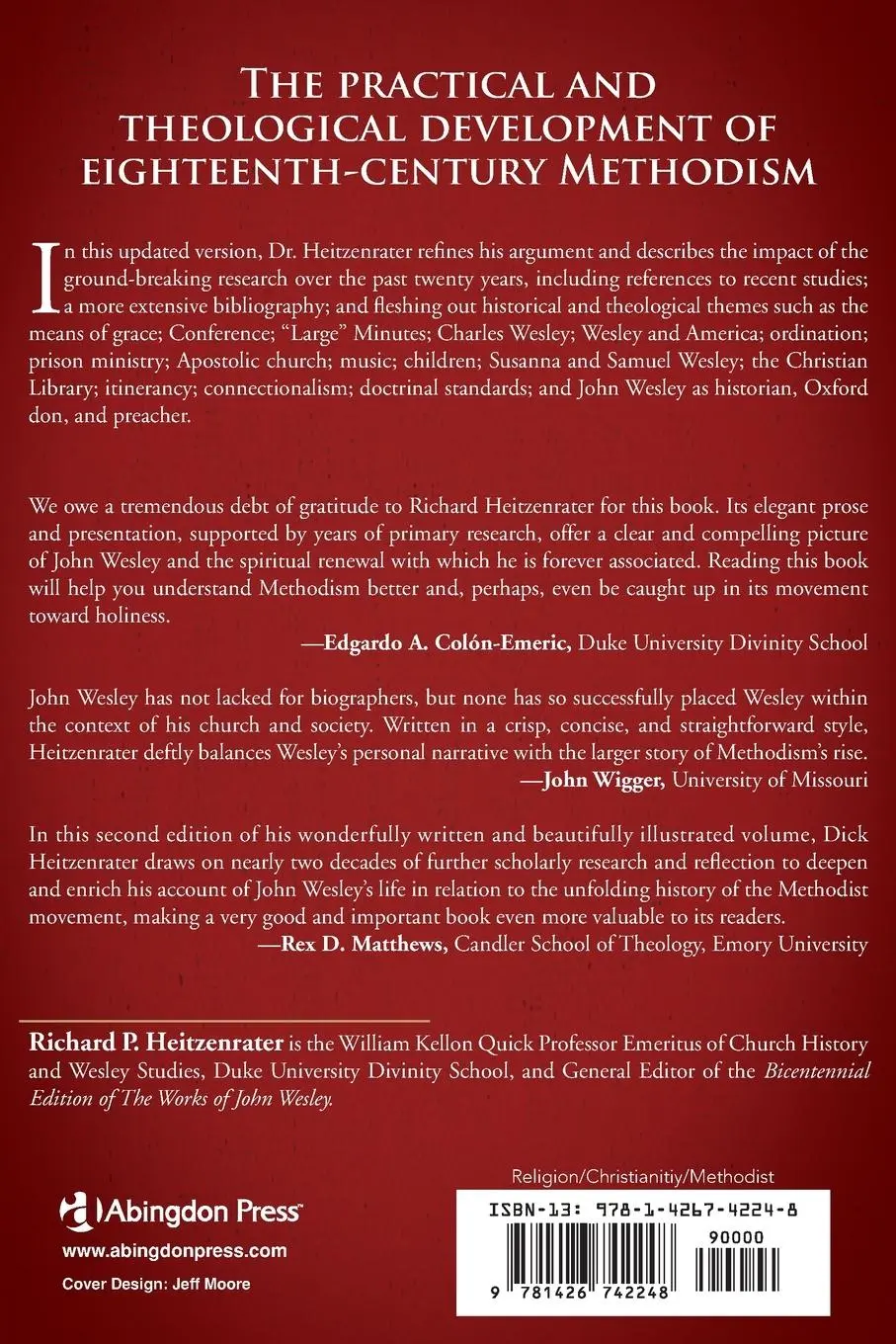 Rückseite: 9781426742248 | Wesley and the People Called Methodists | Richard P. Heitzenrater