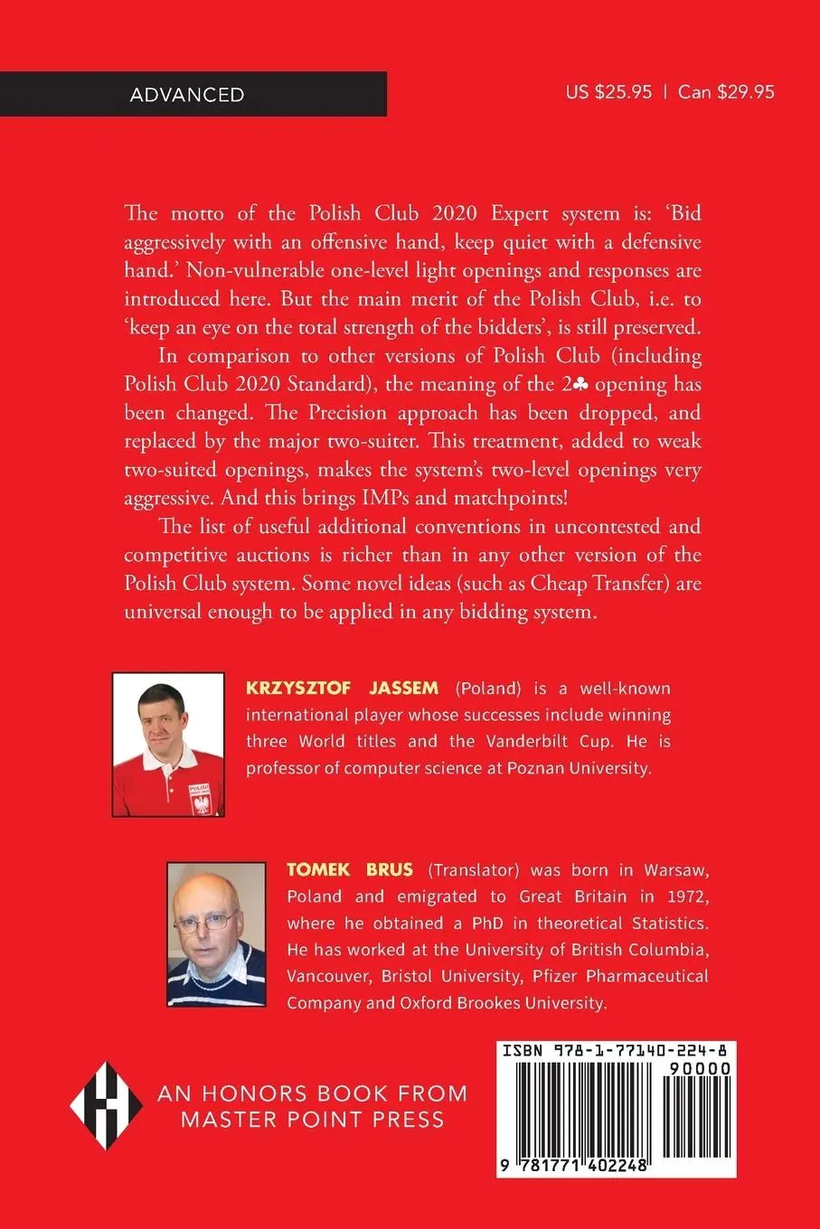 Rückseite: 9781771402248 | Polish Club 2020 | Expert | Krzysztof Jassem | Taschenbuch | Englisch