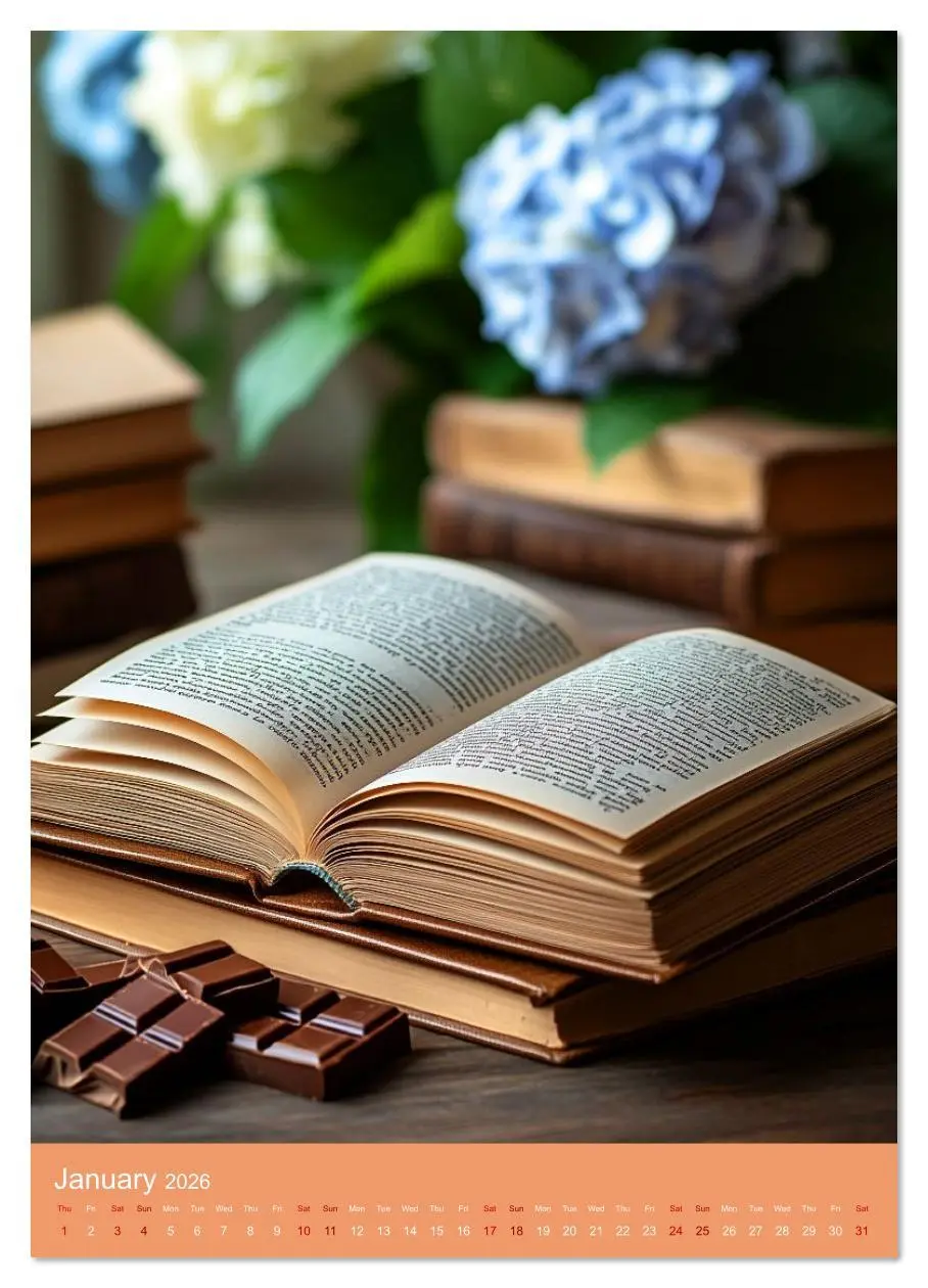 Bild: 9783516632248 | Literature is Magic (Wall Calendar 2026 DIN A4 portrait), CALVENDO...