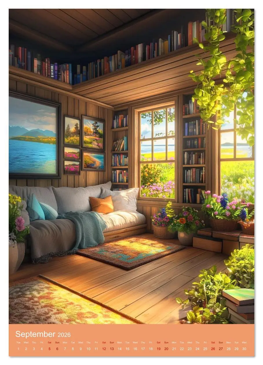 Bild: 9783516632248 | Literature is Magic (Wall Calendar 2026 DIN A4 portrait), CALVENDO...