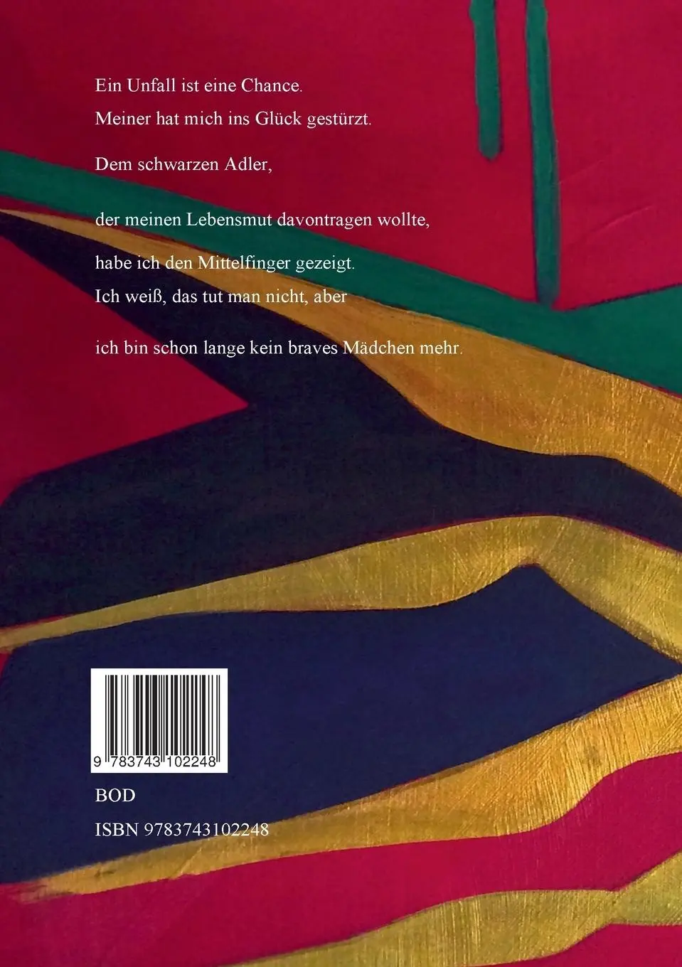 Rückseite: 9783743102248 | Ein Kreuz mit Kugelschreiber | Karin Brose | Taschenbuch | 224 S.