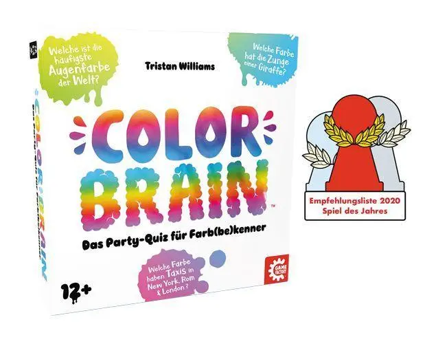 Cover: 7640142762348 | Color Brain | Game Factory | Spiel | 150 doppelseitige Fragekarten