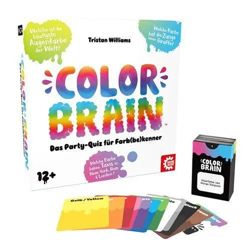 Bild: 7640142762348 | Color Brain | Game Factory | Spiel | 150 doppelseitige Fragekarten
