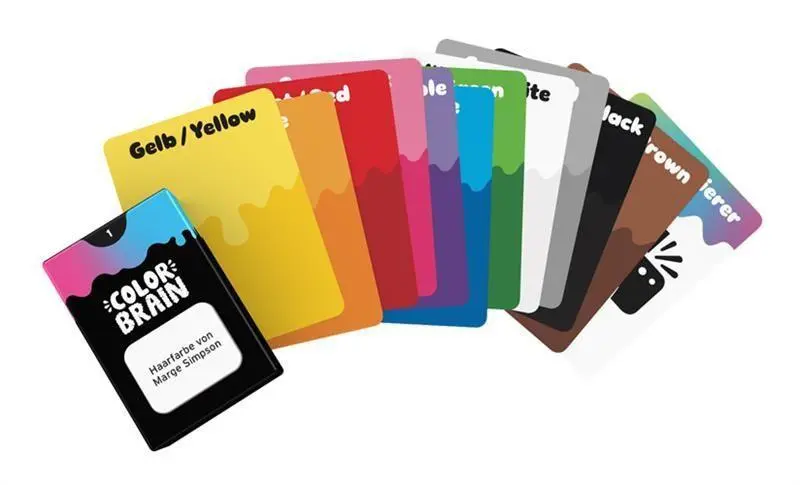Bild: 7640142762348 | Color Brain | Game Factory | Spiel | 150 doppelseitige Fragekarten