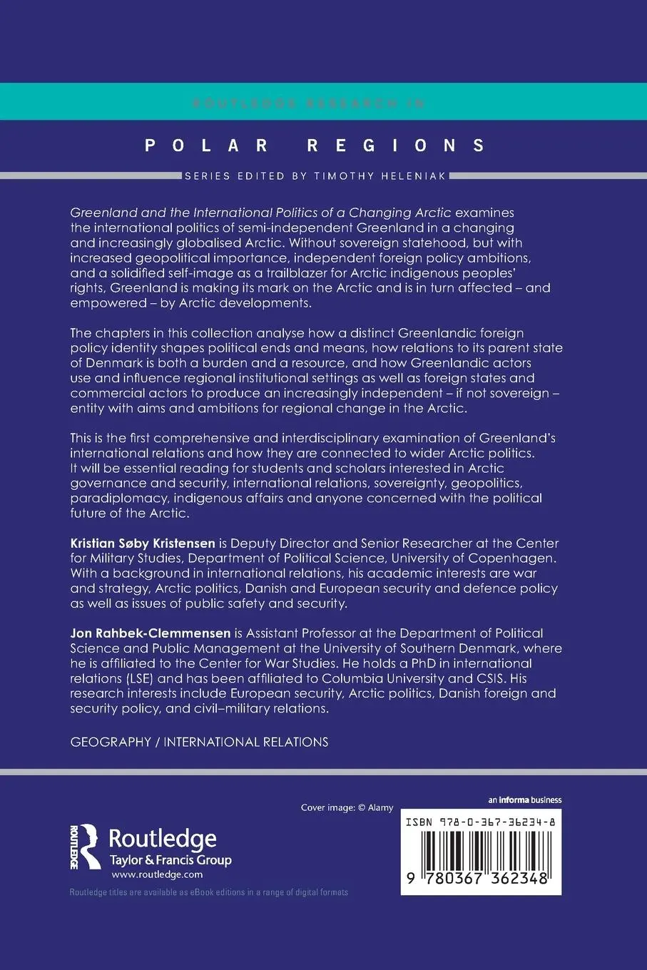 Rückseite: 9780367362348 | Greenland and the International Politics of a Changing Arctic | Buch