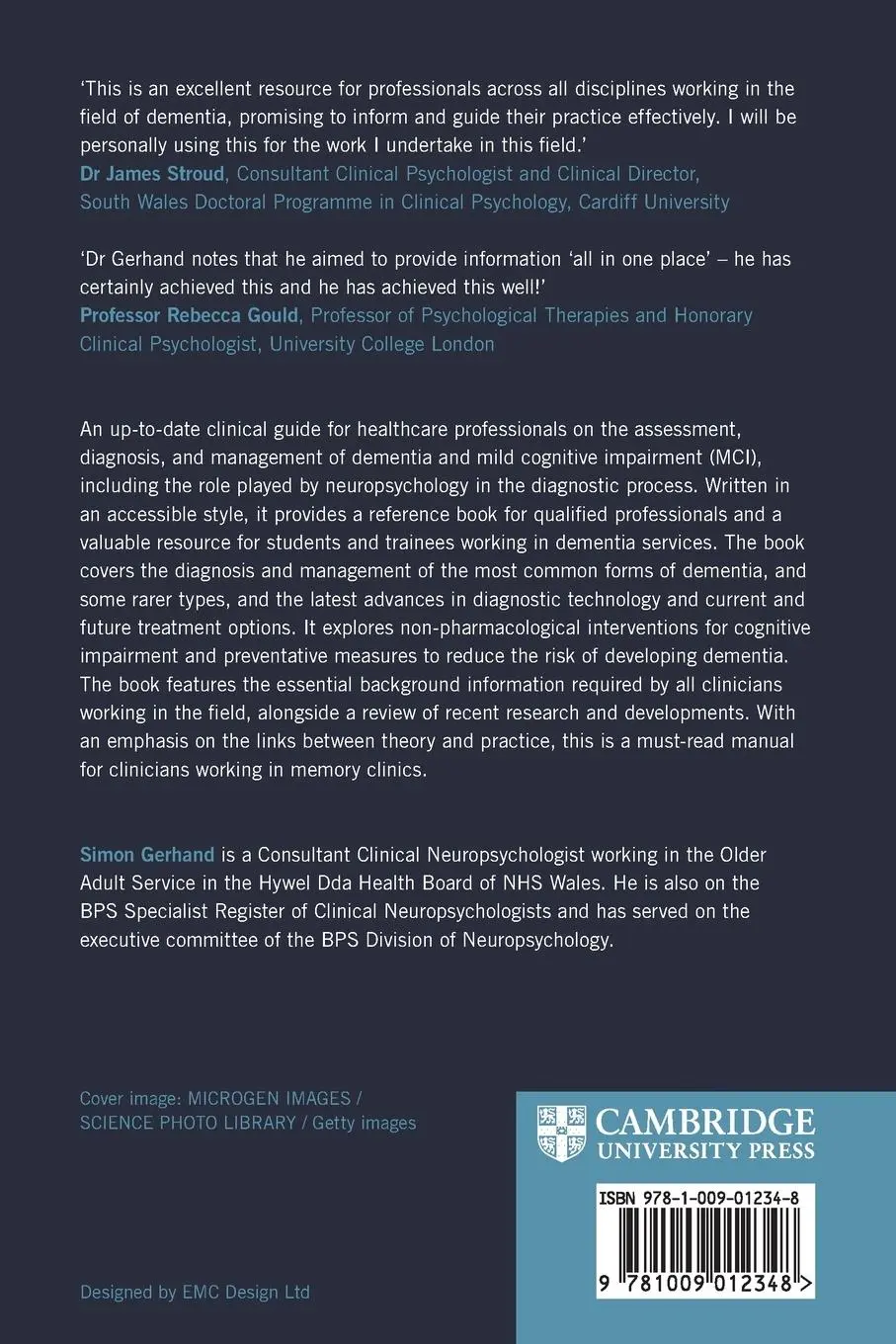 Rückseite: 9781009012348 | The Neuropsychology of Dementia | Simon Gerhand | Taschenbuch | 2025