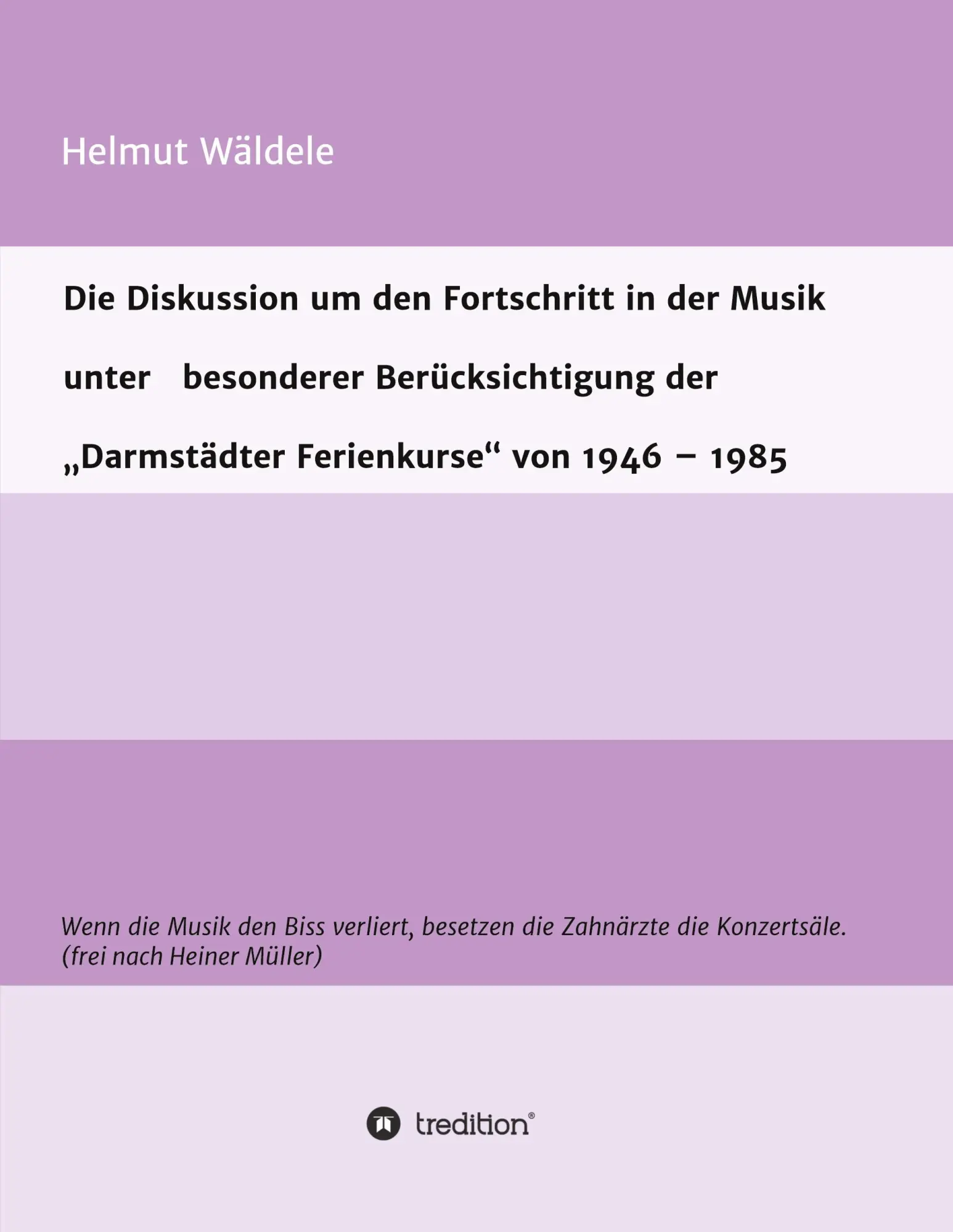 Cover: 9783347192348 | Die Diskussion um den Fortschritt in der Musik unter besonderer...