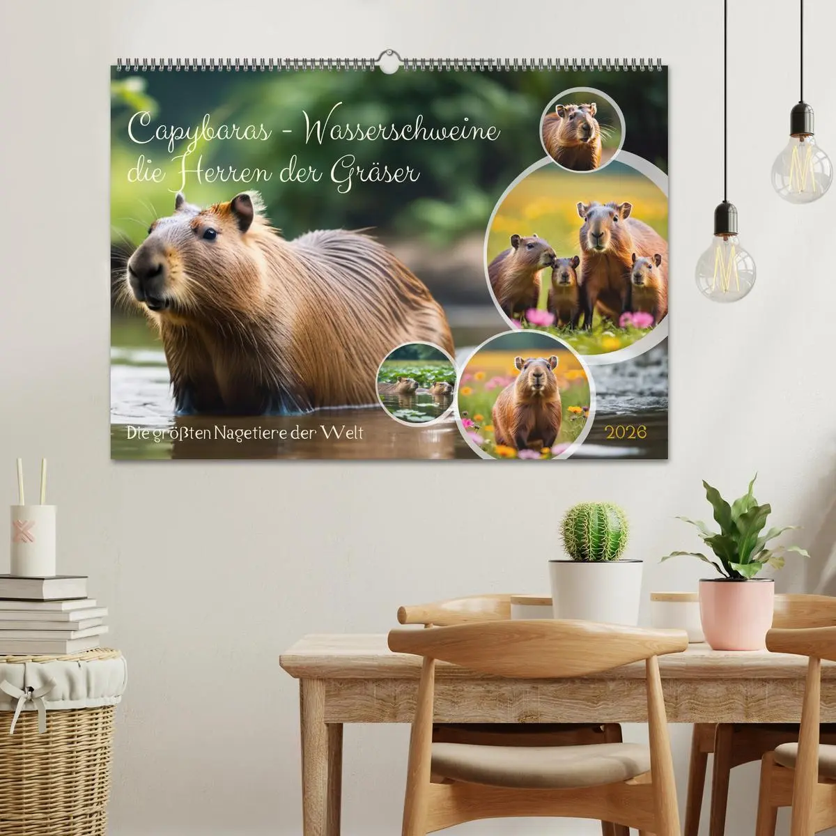 Bild: 9783457392348 | Capybaras - Wasserschweine die Herren der Gräser (Wandkalender 2026...