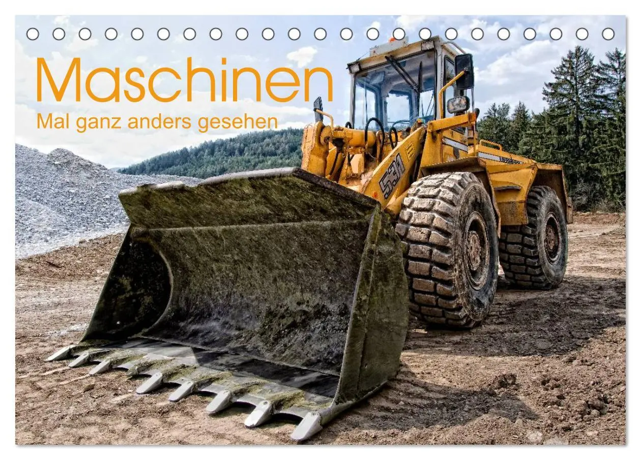 Cover: 9783516002348 | Maschinen - Mal anders gesehen (Tischkalender 2026 DIN A5 quer),...