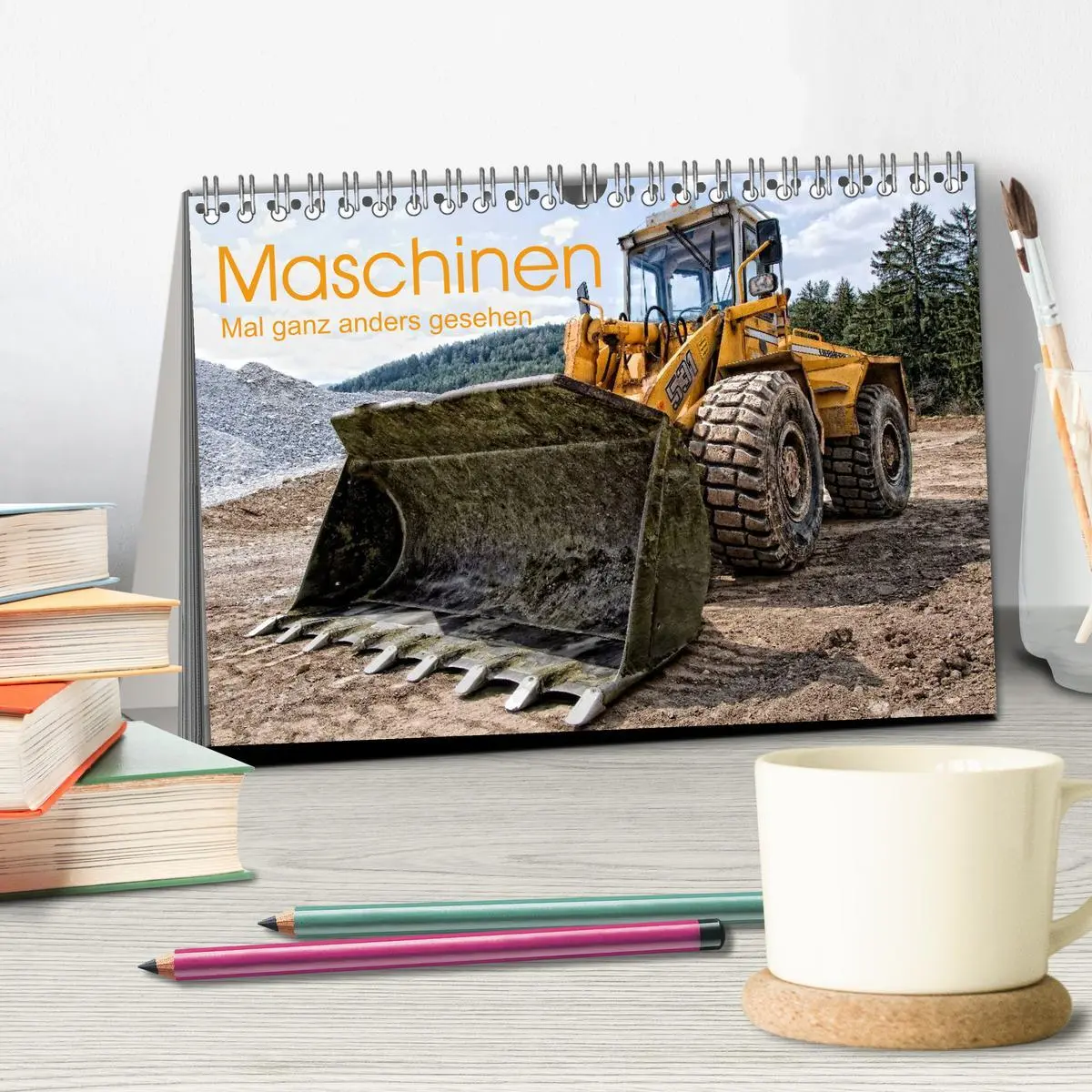 Bild: 9783516002348 | Maschinen - Mal anders gesehen (Tischkalender 2026 DIN A5 quer),...
