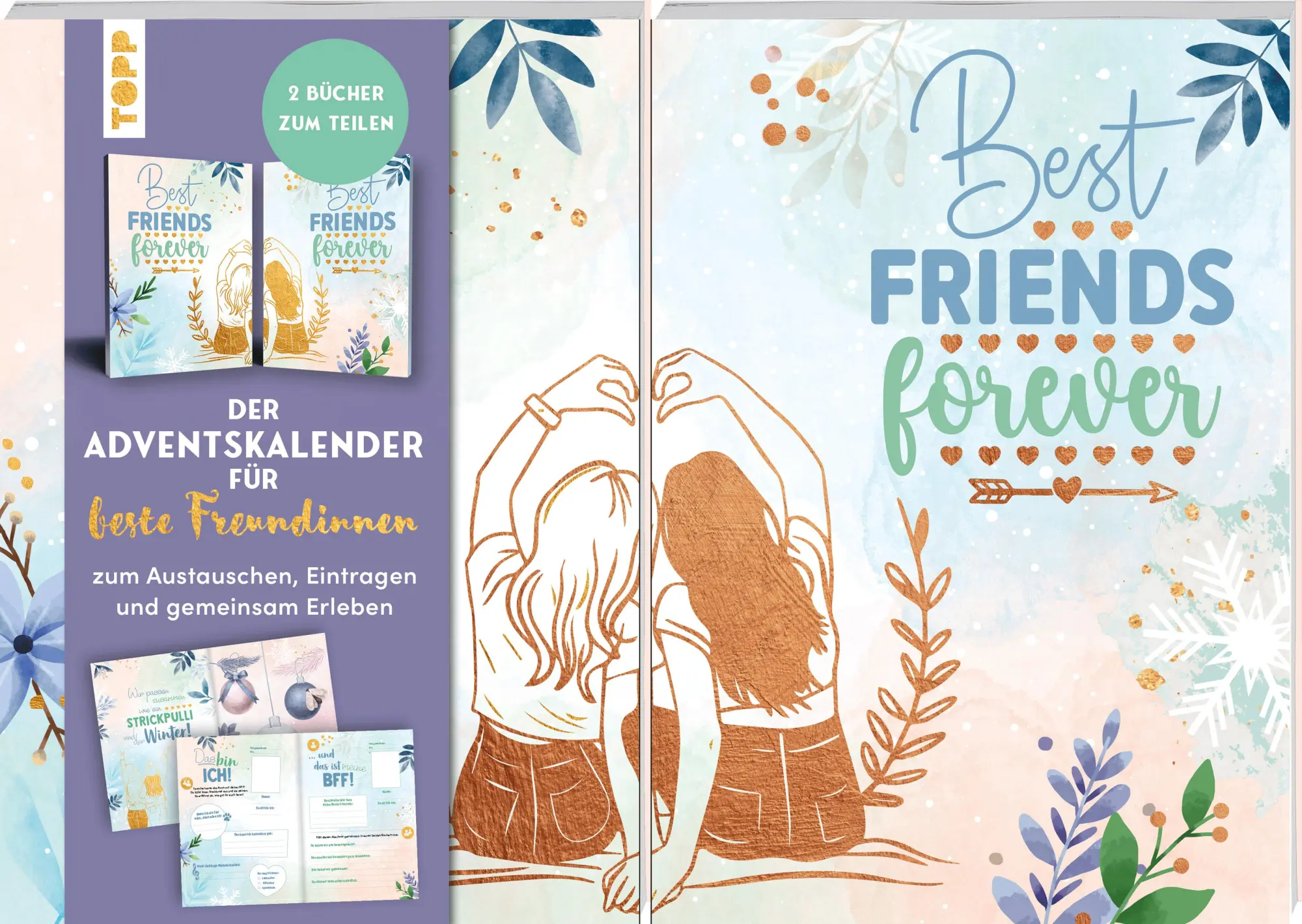 Cover: 9783735892348 | Adventskalender für Beste Freundinnen | Frechverlag | Taschenbuch