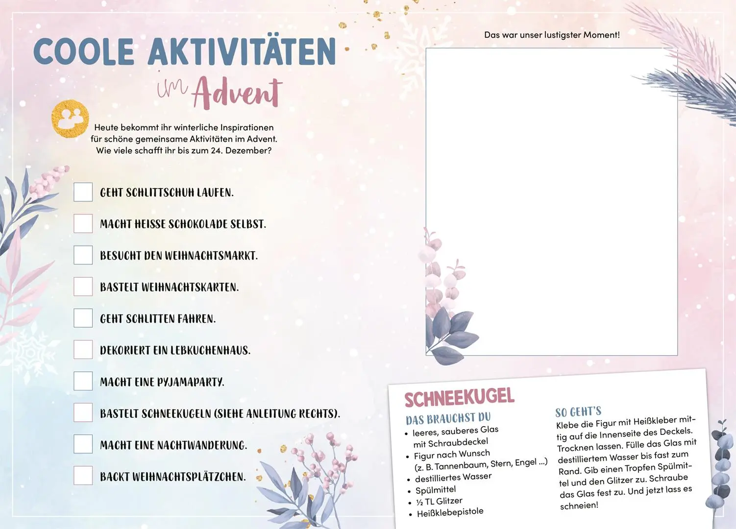 Bild: 9783735892348 | Adventskalender für Beste Freundinnen | Frechverlag | Taschenbuch