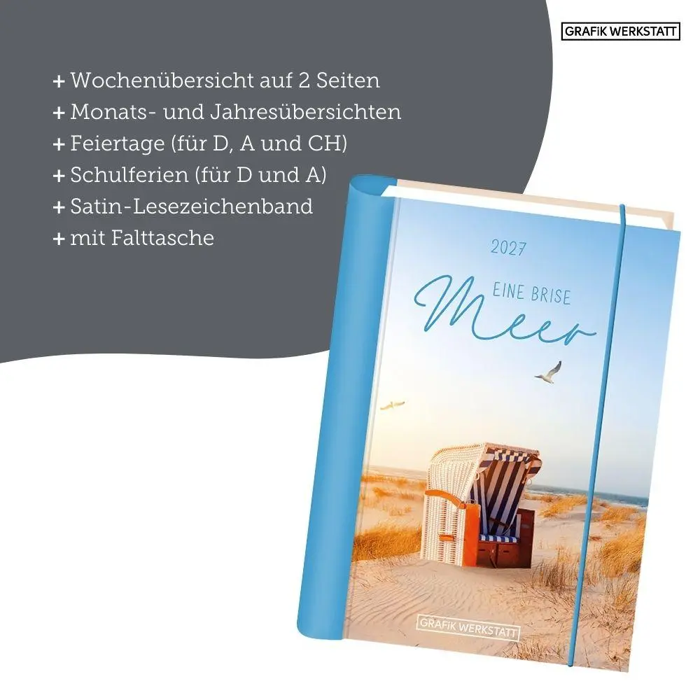 Bild: 9783986362348 | Terminplaner 2027 Eine Brise Meer | Terminplaner Hardcover | Original