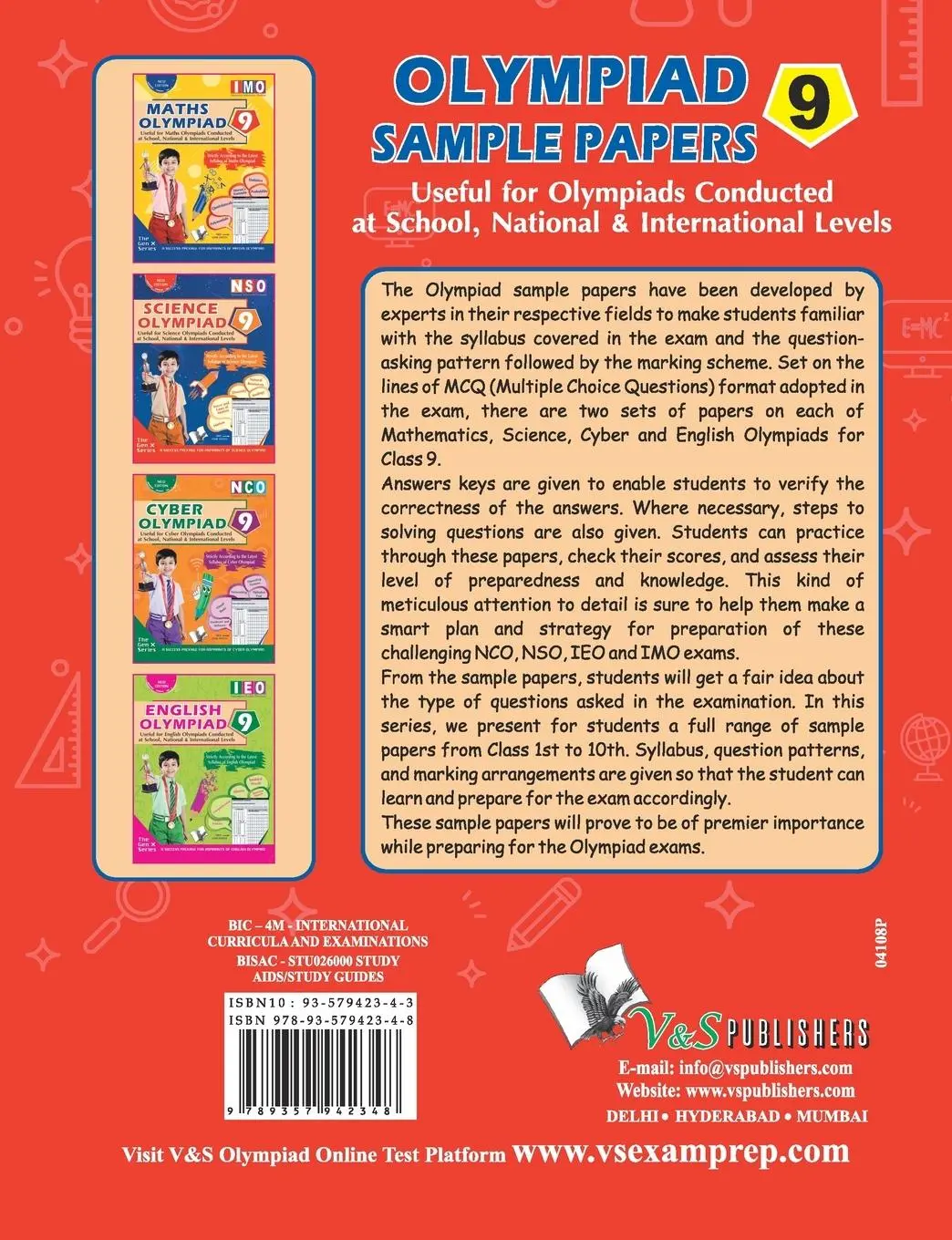 Rückseite: 9789357942348 | Olympiad Sample Paper 9 | V&amp;S Editorial Board | Taschenbuch | Englisch