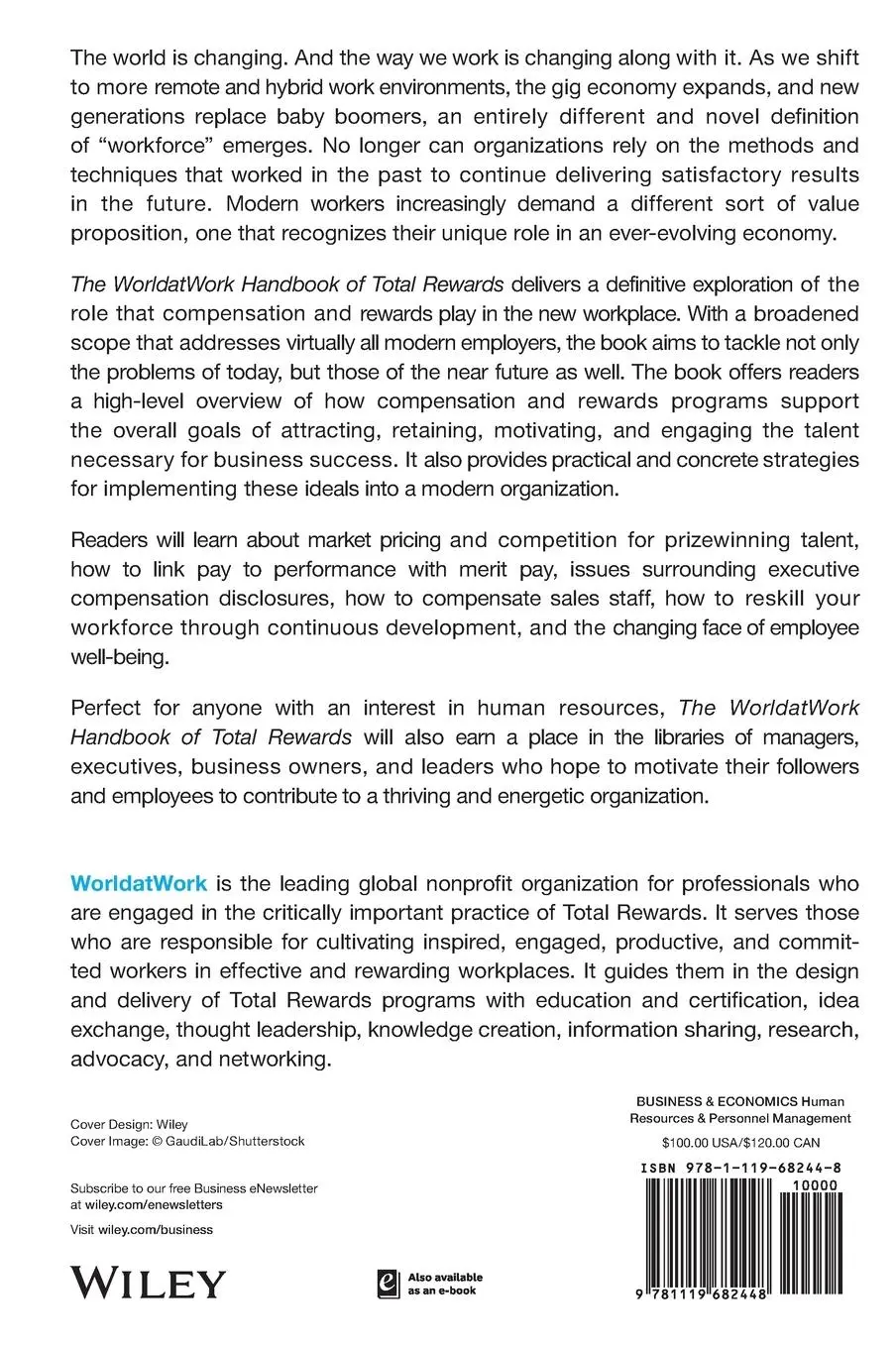 Rückseite: 9781119682448 | The Worldatwork Handbook of Total Rewards | Worldatwork | Buch | 2021