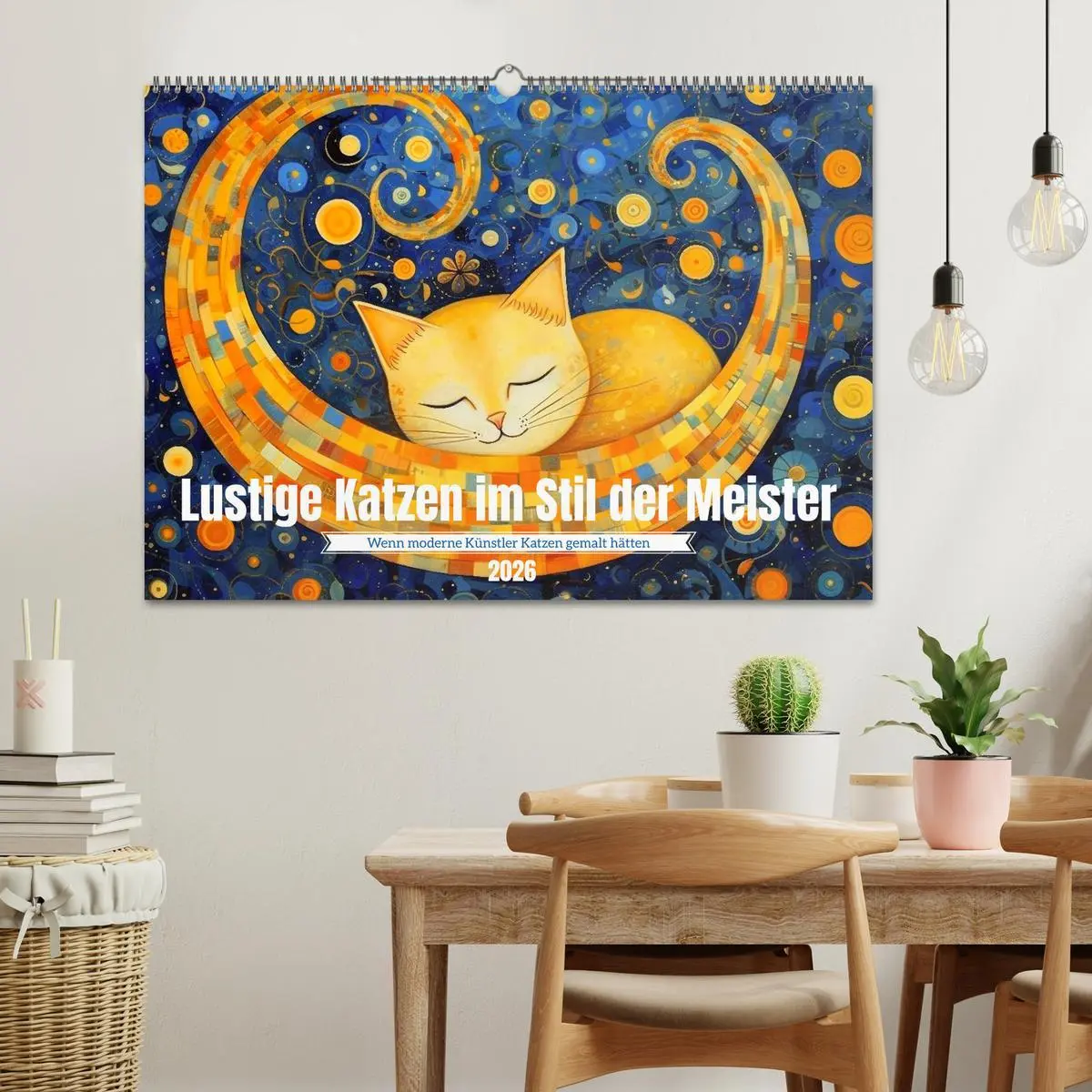 Bild: 9783457522448 | Lustige Katzen im Stil der Meister (Wandkalender 2026 DIN A2 quer),...