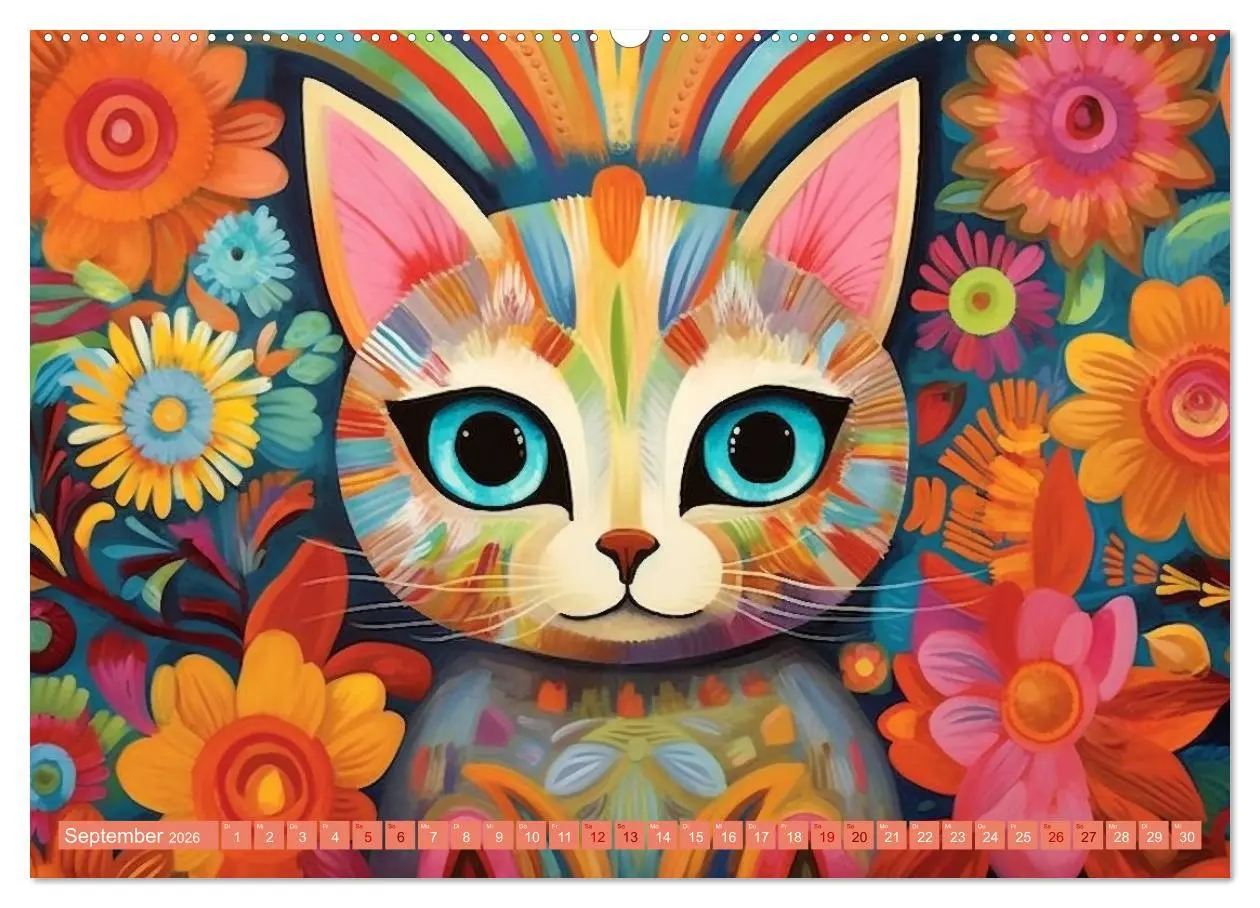 Bild: 9783457522448 | Lustige Katzen im Stil der Meister (Wandkalender 2026 DIN A2 quer),...