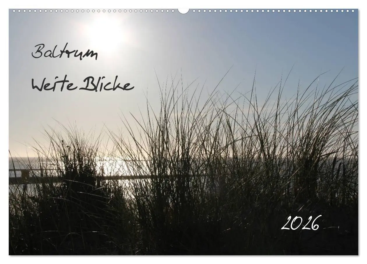 Cover: 9783516232448 | Baltrum (Wandkalender 2026 DIN A2 quer), CALVENDO Monatskalender