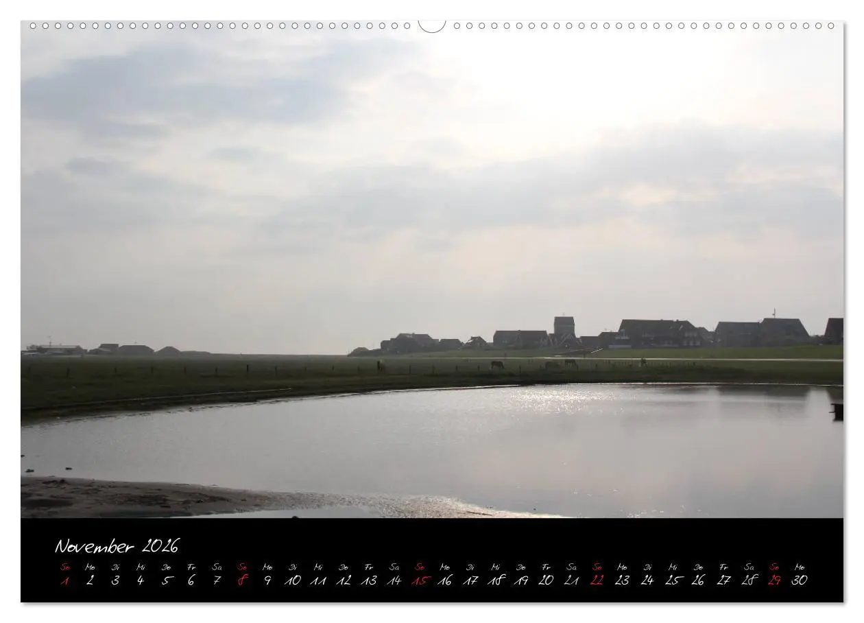 Bild: 9783516232448 | Baltrum (Wandkalender 2026 DIN A2 quer), CALVENDO Monatskalender