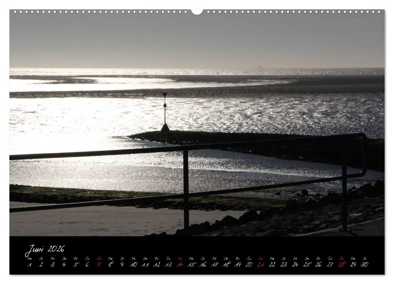 Bild: 9783516232448 | Baltrum (Wandkalender 2026 DIN A2 quer), CALVENDO Monatskalender