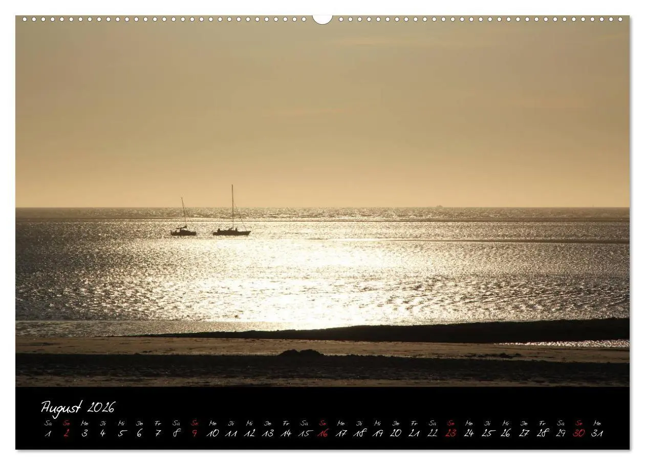 Bild: 9783516232448 | Baltrum (Wandkalender 2026 DIN A2 quer), CALVENDO Monatskalender