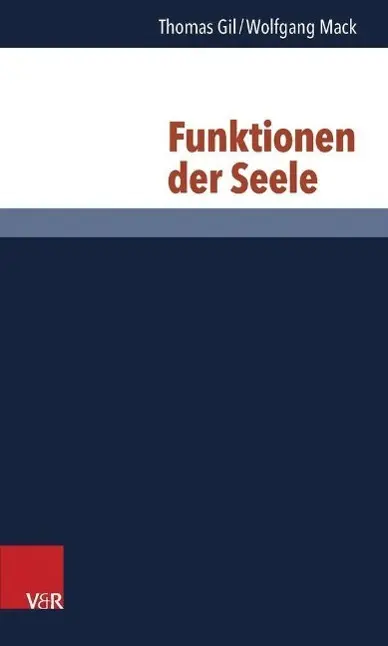 Cover: 9783525452448 | Funktionen der Seele | Thomas/Mack, Wolfgang Gil | Taschenbuch | 2015