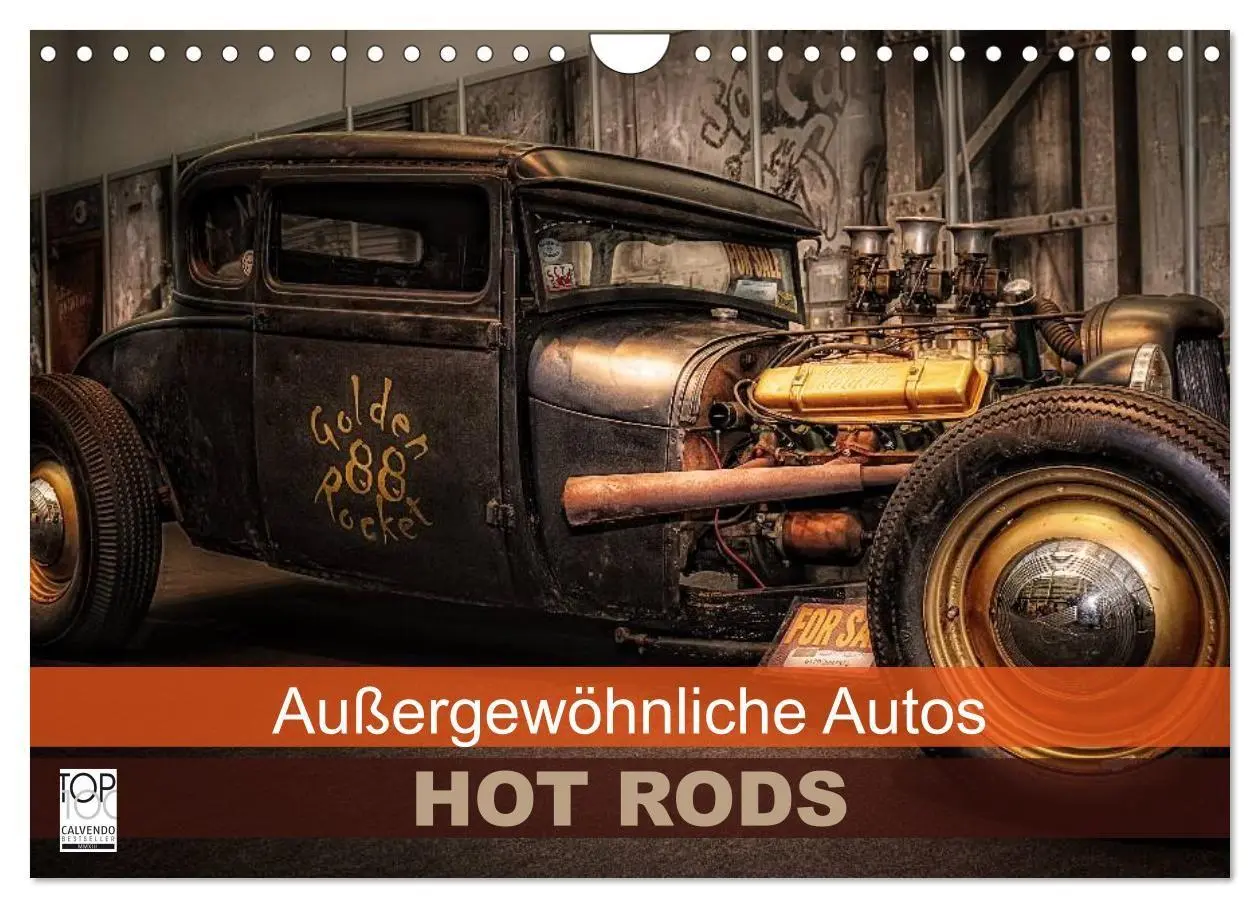 Cover: 9783594072448 | Außergewöhnliche Autos - Hot Rods (Wandkalender 2027 DIN A4 quer),...