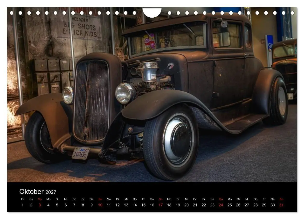 Bild: 9783594072448 | Außergewöhnliche Autos - Hot Rods (Wandkalender 2027 DIN A4 quer),...