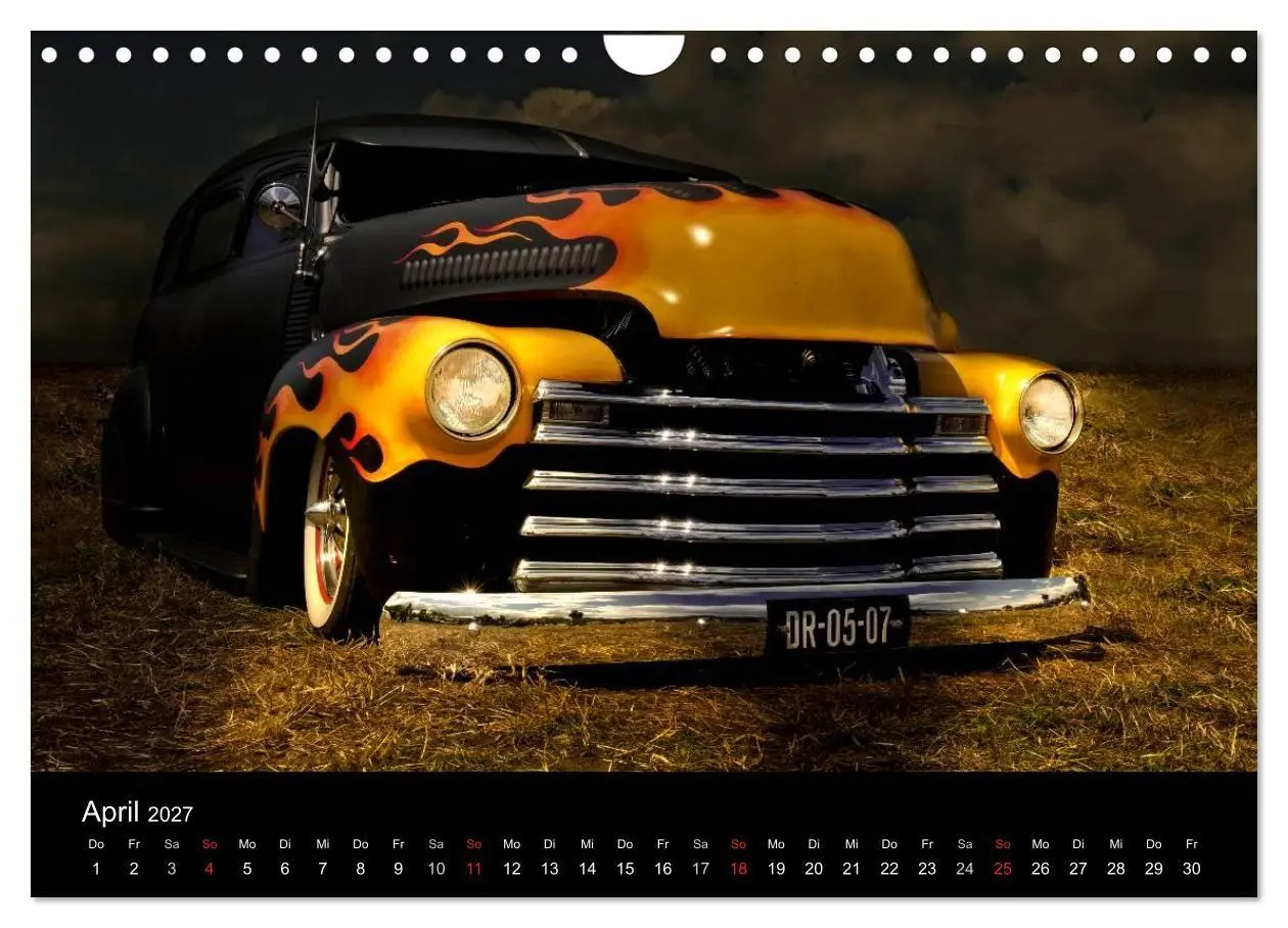 Bild: 9783594072448 | Außergewöhnliche Autos - Hot Rods (Wandkalender 2027 DIN A4 quer),...