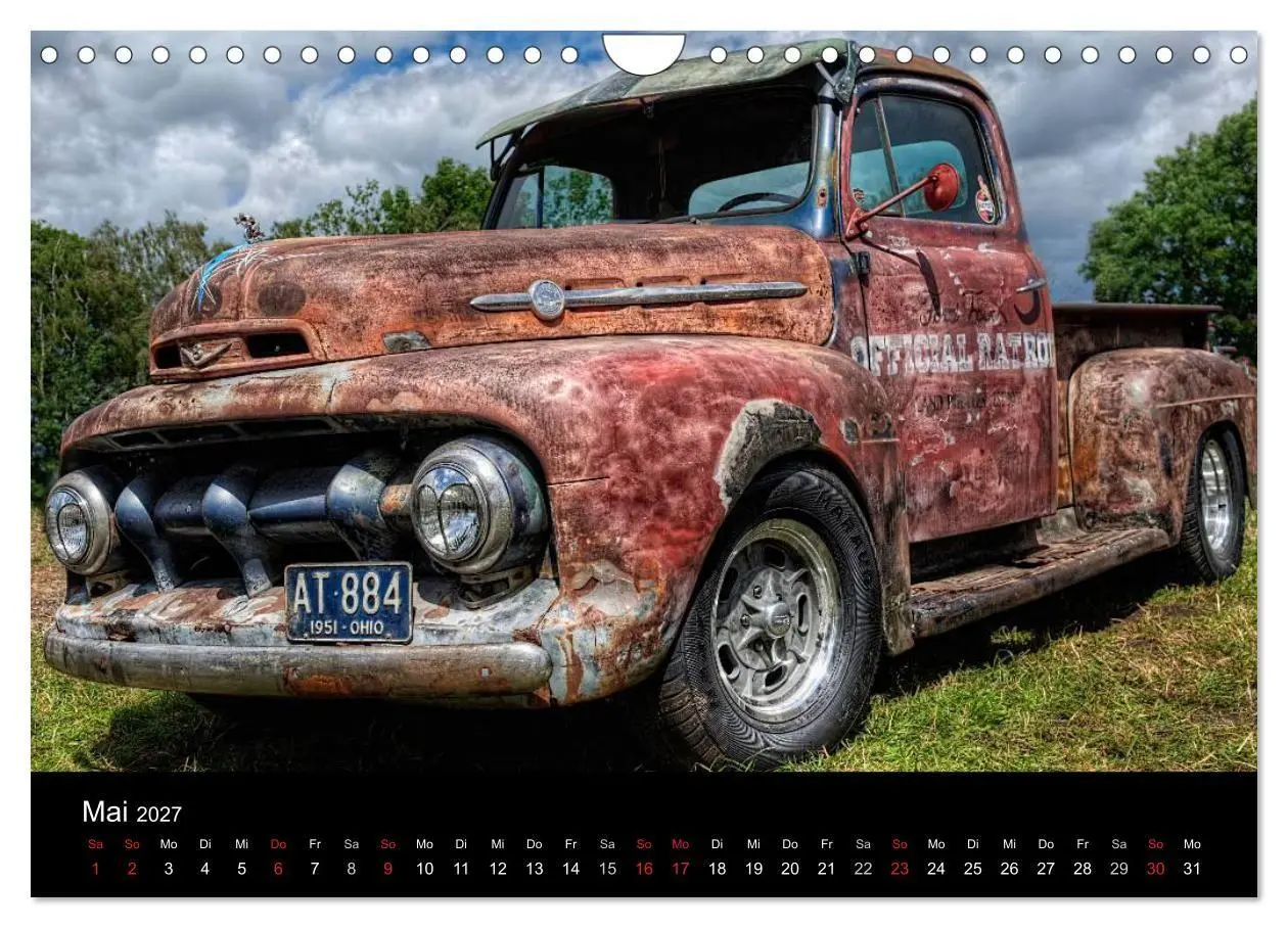 Bild: 9783594072448 | Außergewöhnliche Autos - Hot Rods (Wandkalender 2027 DIN A4 quer),...