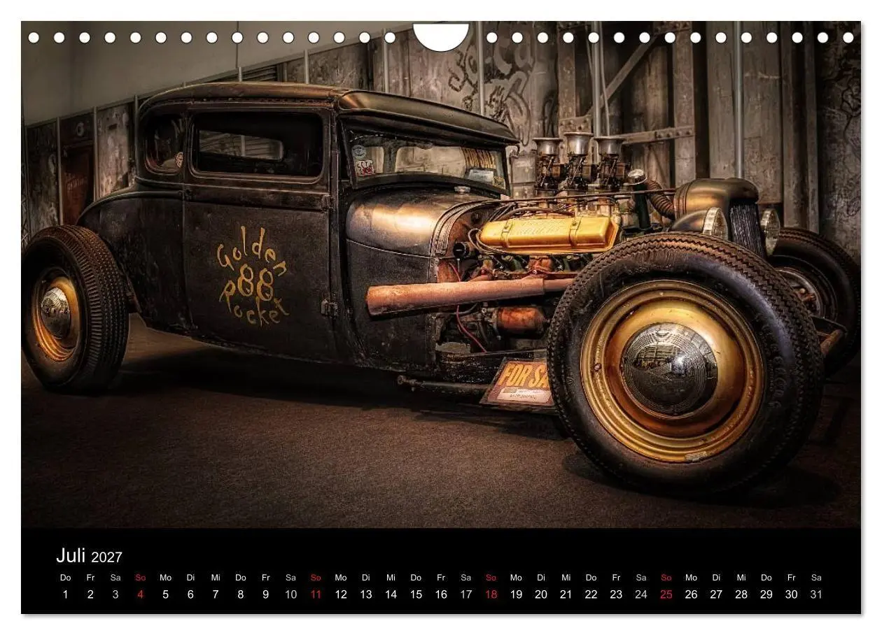 Bild: 9783594072448 | Außergewöhnliche Autos - Hot Rods (Wandkalender 2027 DIN A4 quer),...