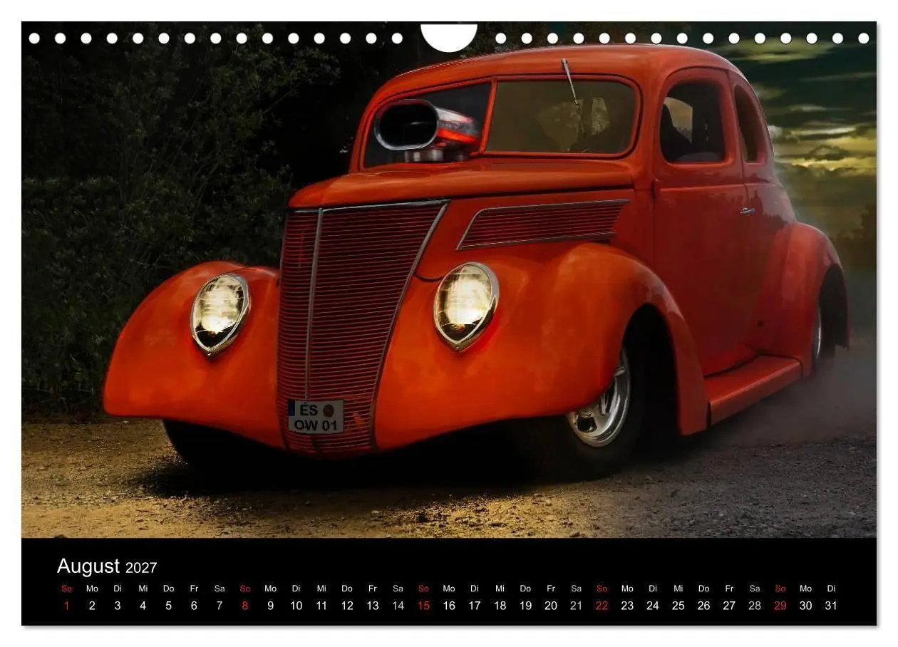 Bild: 9783594072448 | Außergewöhnliche Autos - Hot Rods (Wandkalender 2027 DIN A4 quer),...