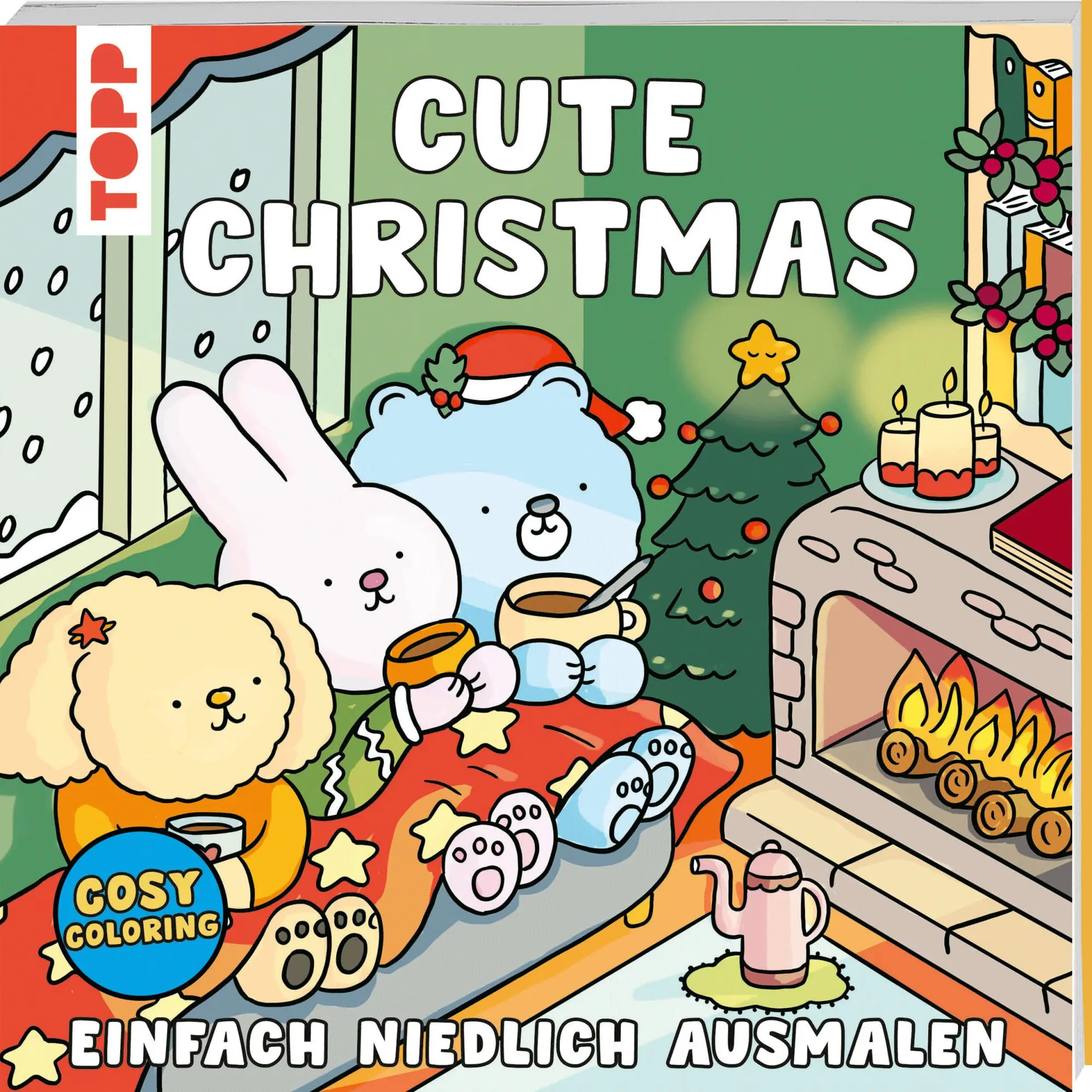 Cover: 9783735882448 | Cosy Coloring - Cute Christmas | Einfach niedlich ausmalen | Guillet