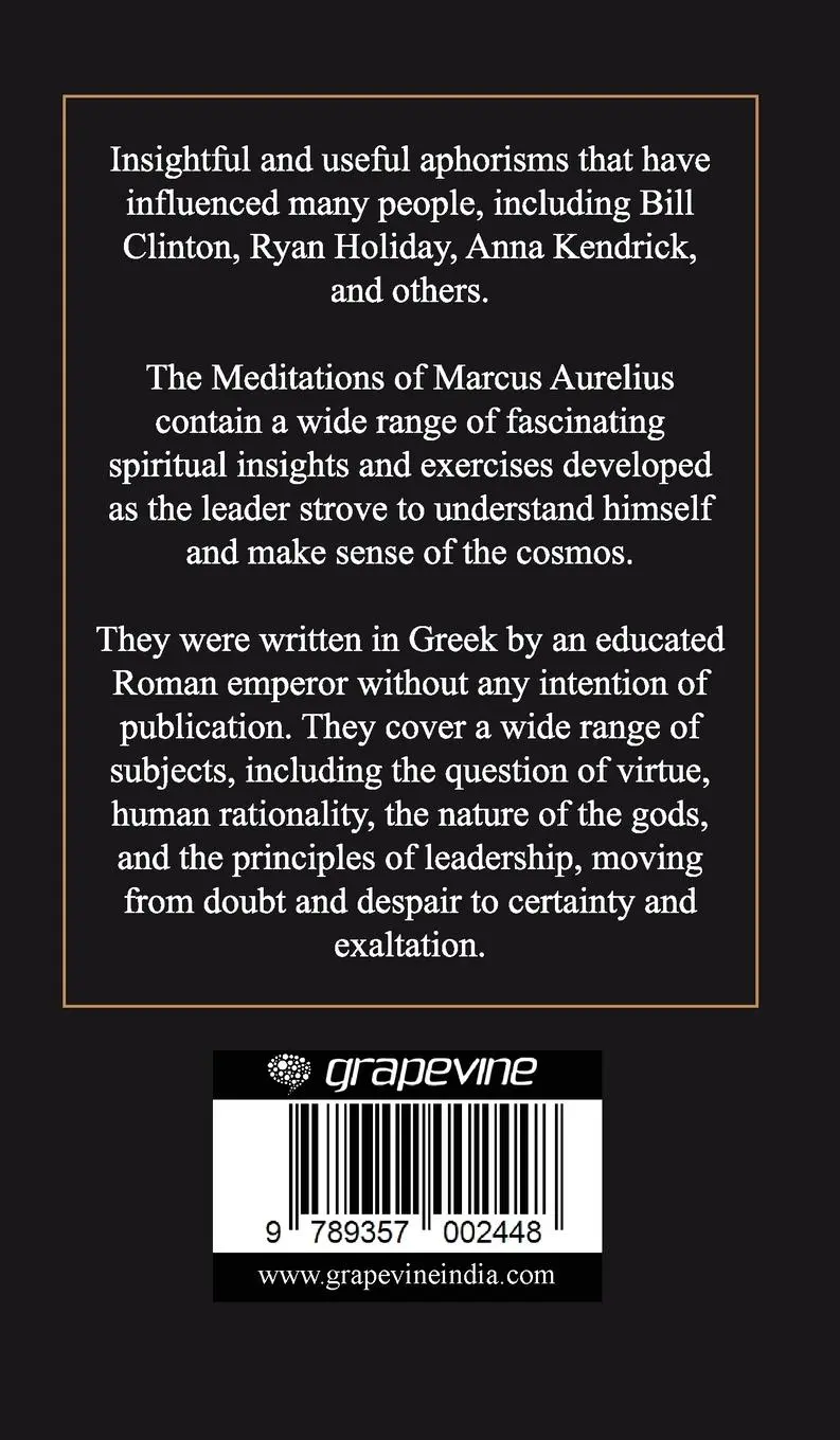 Rückseite: 9789357002448 | The Meditations of Marcus Aurelius | Marcus Aurelius | Buch | Gebunden