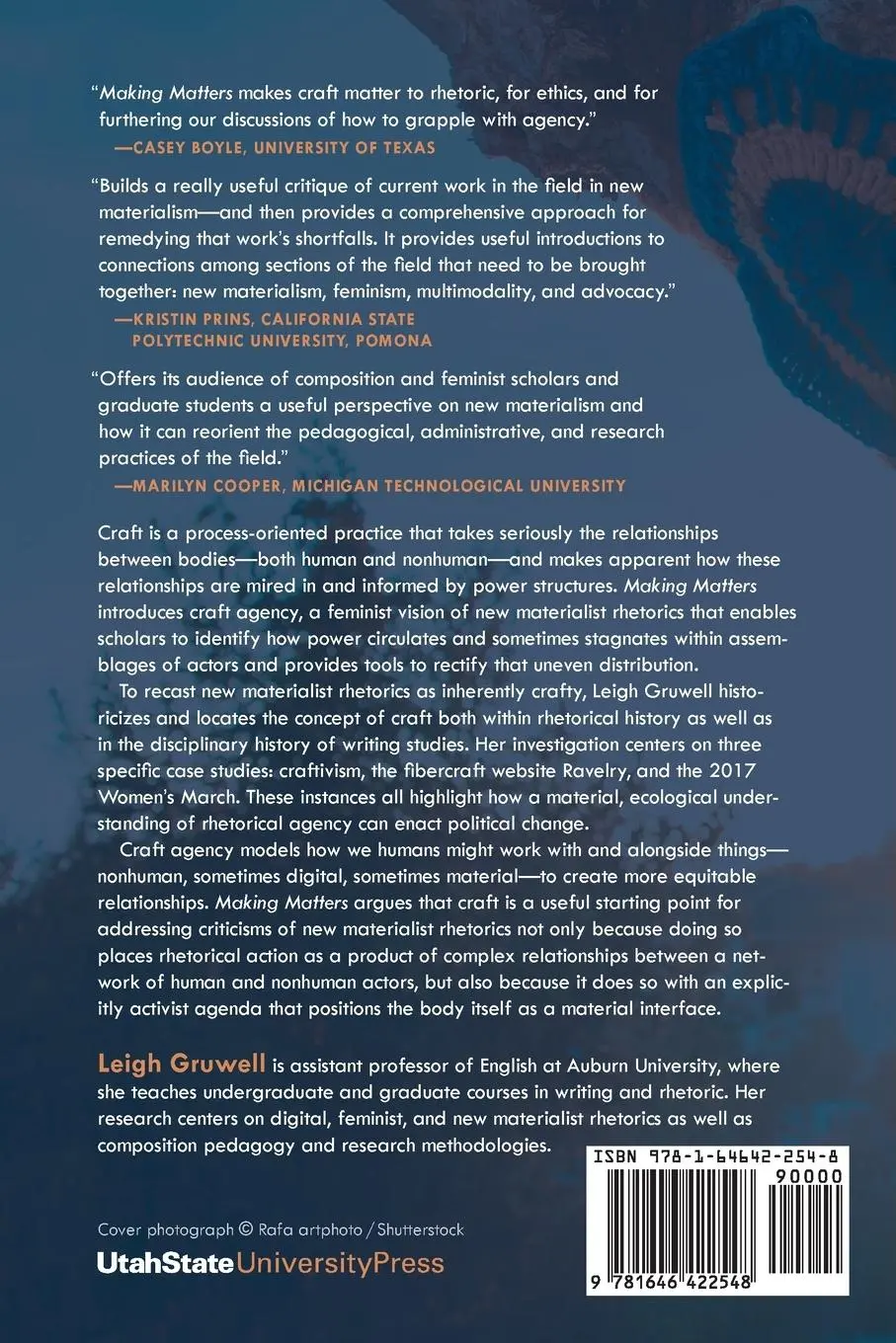 Rückseite: 9781646422548 | Making Matters | Craft, Ethics, and New Materialist Rhetorics | Buch