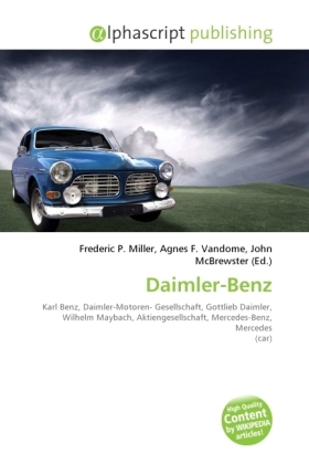 Daimler-Benz | Frederic P. Miller (u. a.) | Taschenbuch | Englisch | Alphascript Publishing | EAN 9786130272548 - Miller, Frederic P.