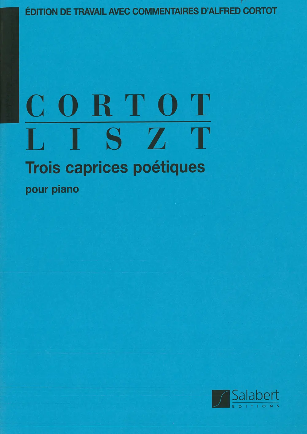 Cover: 9790048002548 | 3 Caprices poétiques pour piano Piano | Ed. A. Cortot - pour piano